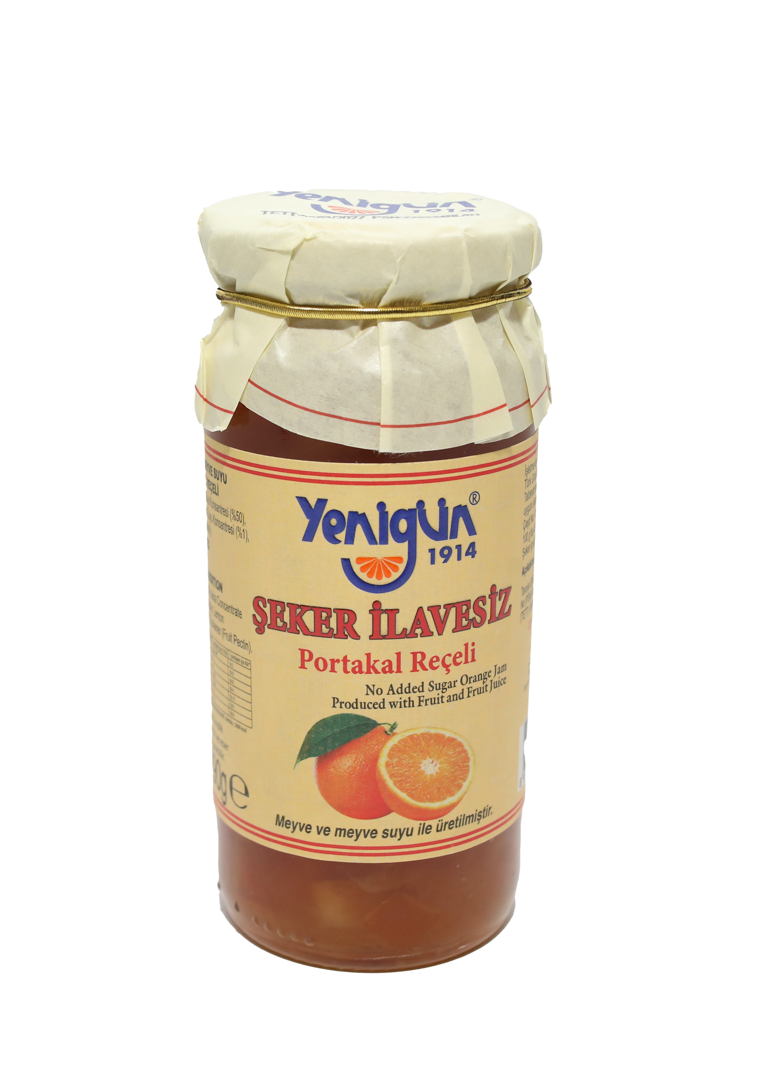 Yenigün Şeker İlavesiz Portakal Reçeli
