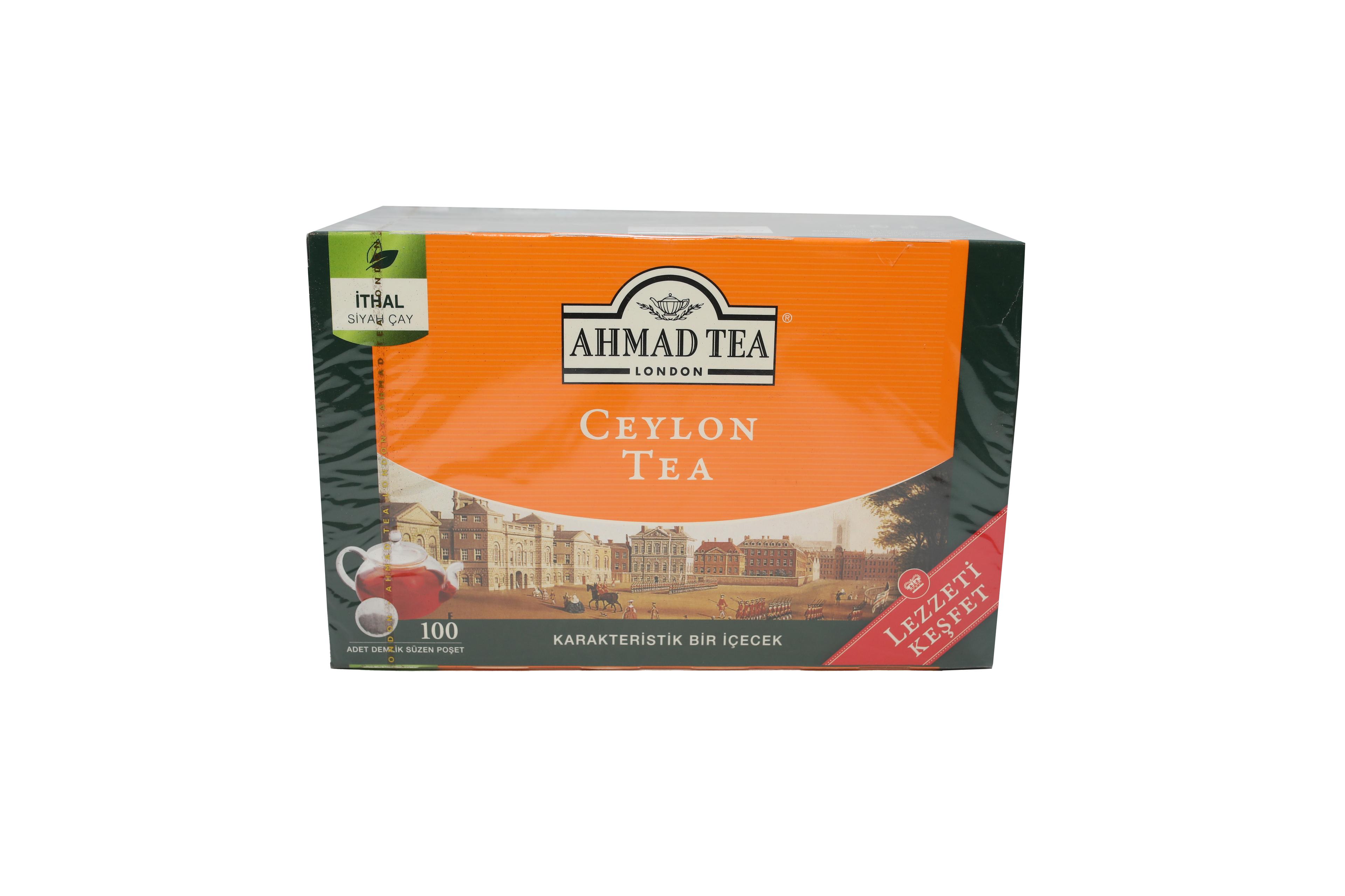 Ahmad Tea (Ceylon Tea) 100 Adet Süzen Demlik Poşet