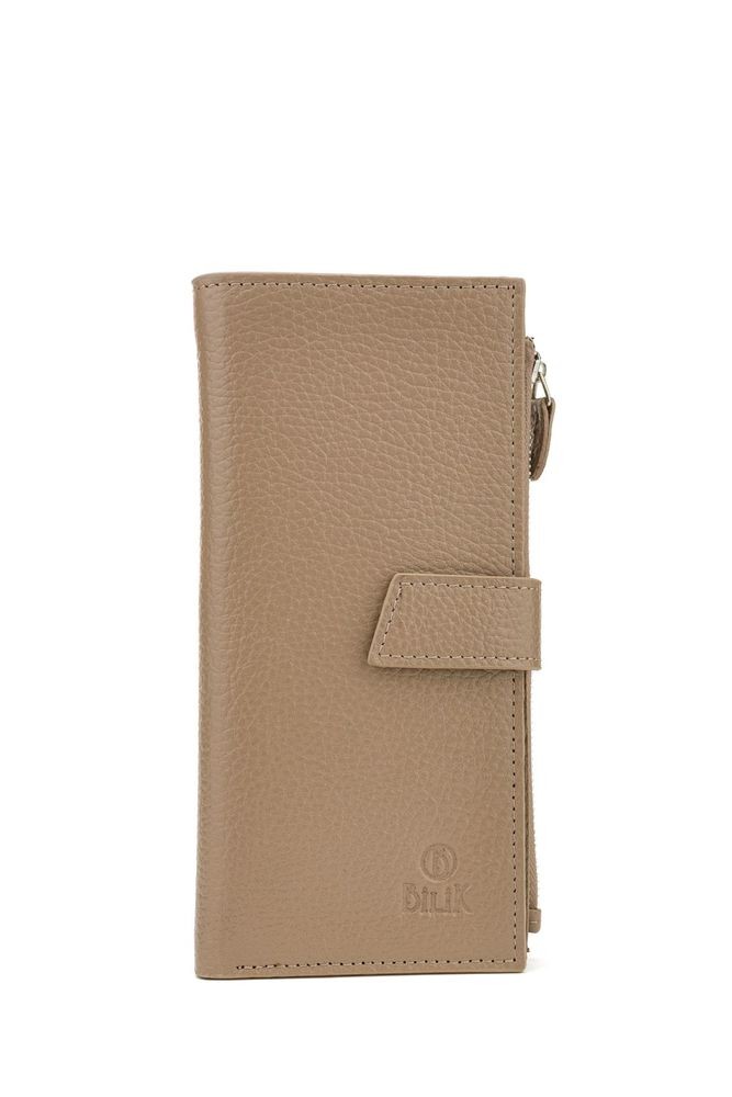 Bilik Deri  Açık Vizon-Rölax Unisex Cüzdan
