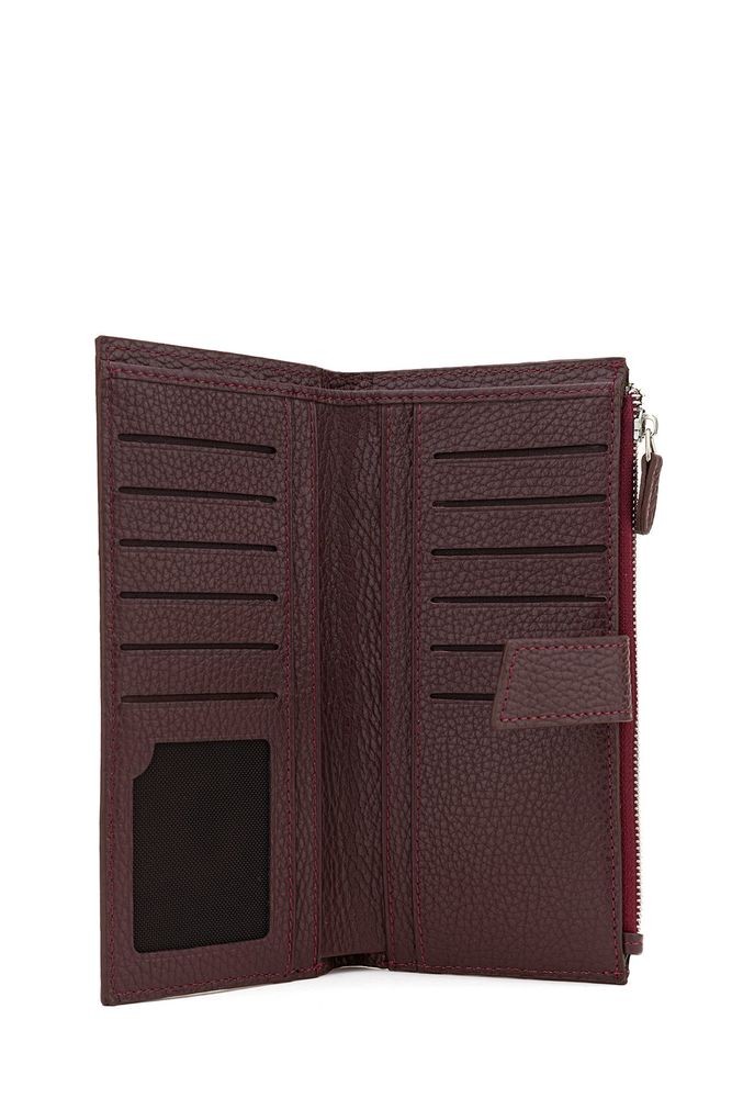 Bilik Deri  Bordo-Rölax Unisex Cüzdan