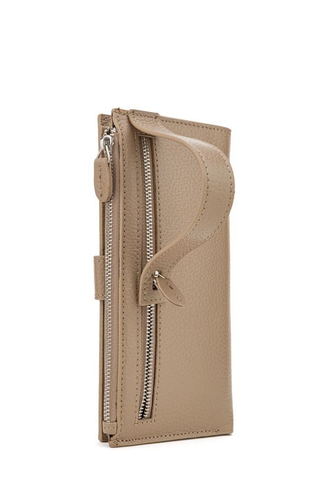 Bilik Deri  Açık Vizon-Rölax Unisex Cüzdan