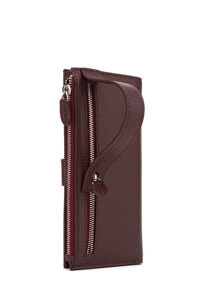 Bilik Deri  Bordo-Rölax Unisex Cüzdan