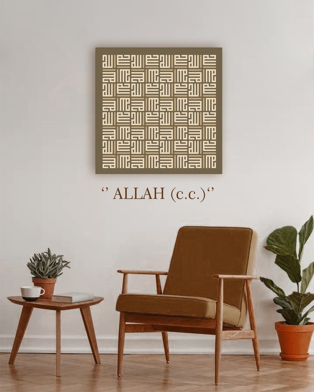 ''ALLAH (c.c)'' Kanvas Tablo