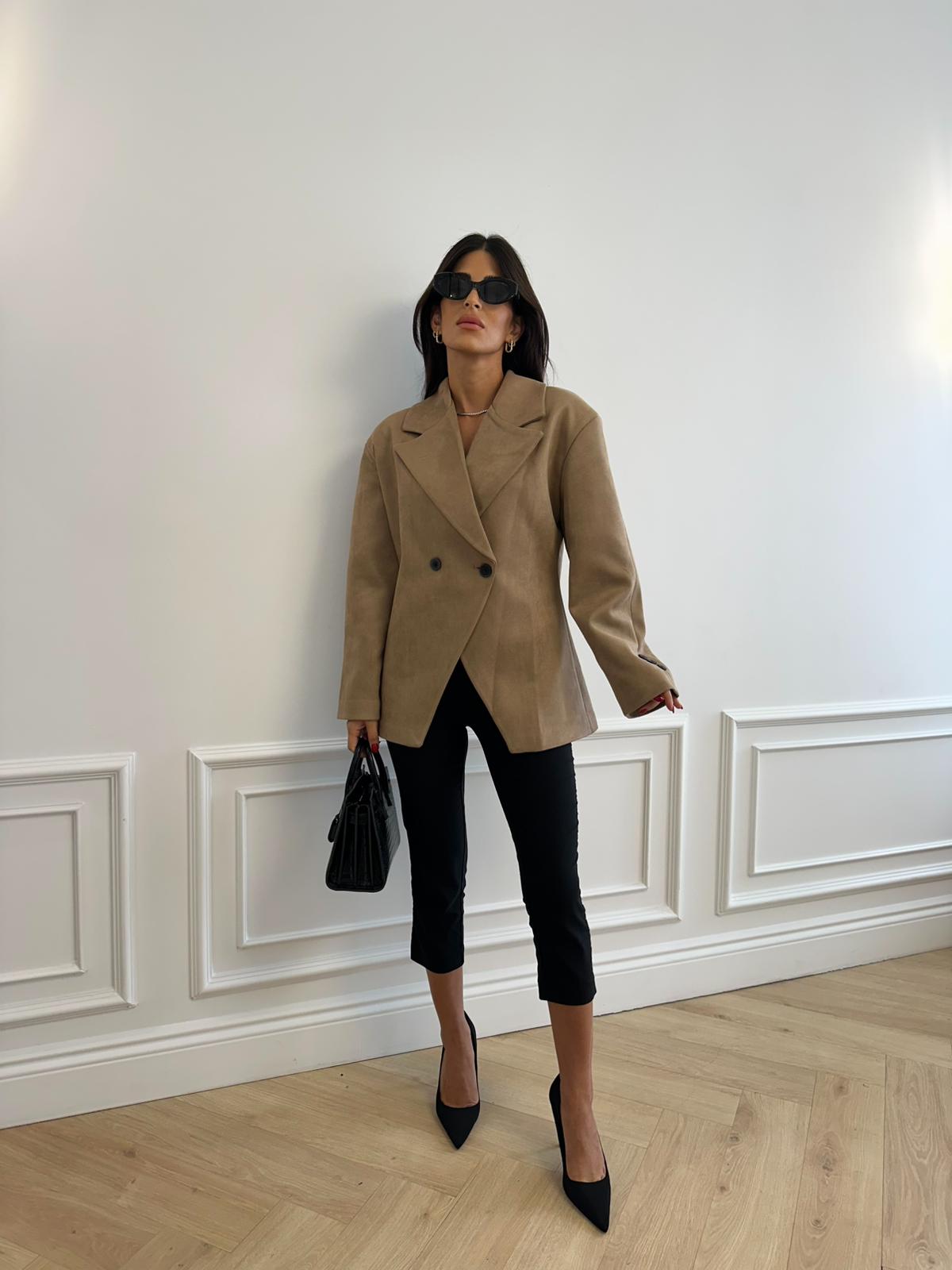 Süet Blazer Ceket