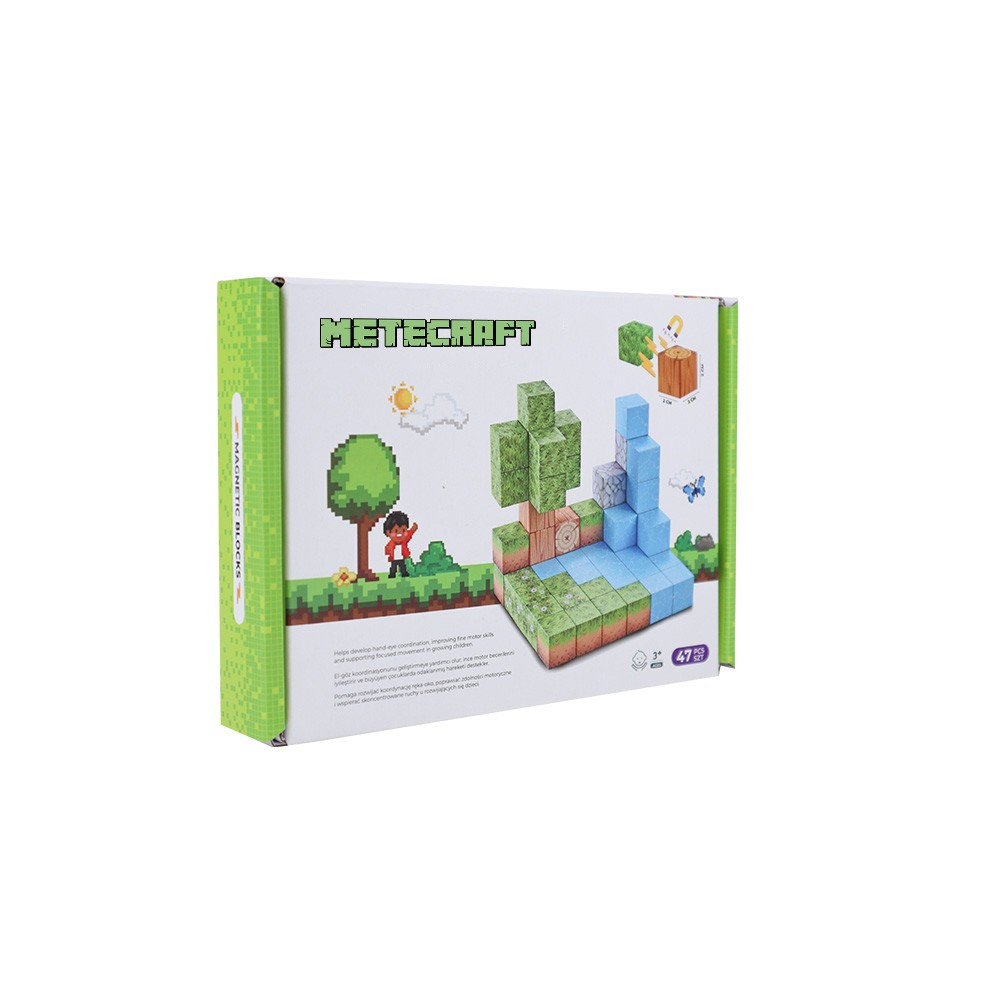 Metecraft Manyetik Bloklar - 47 Parça