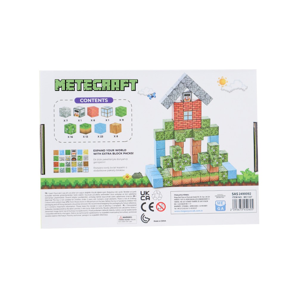 Metecraft Manyetik Bloklar - 88 Parça
