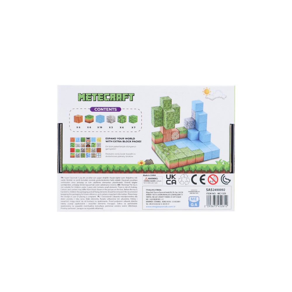 Metecraft Manyetik Bloklar - 47 Parça