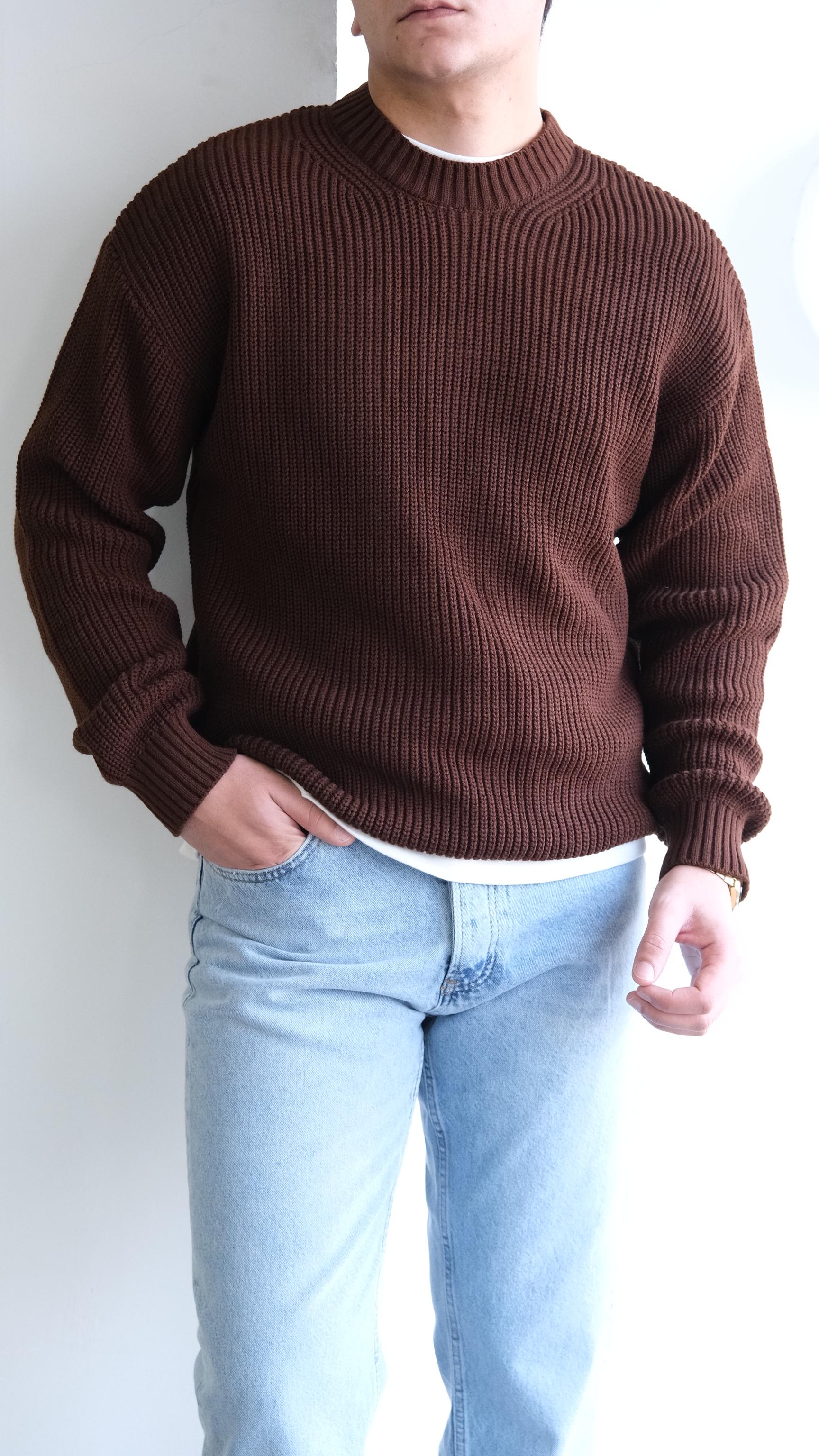 Kahverengi Örme Kazak