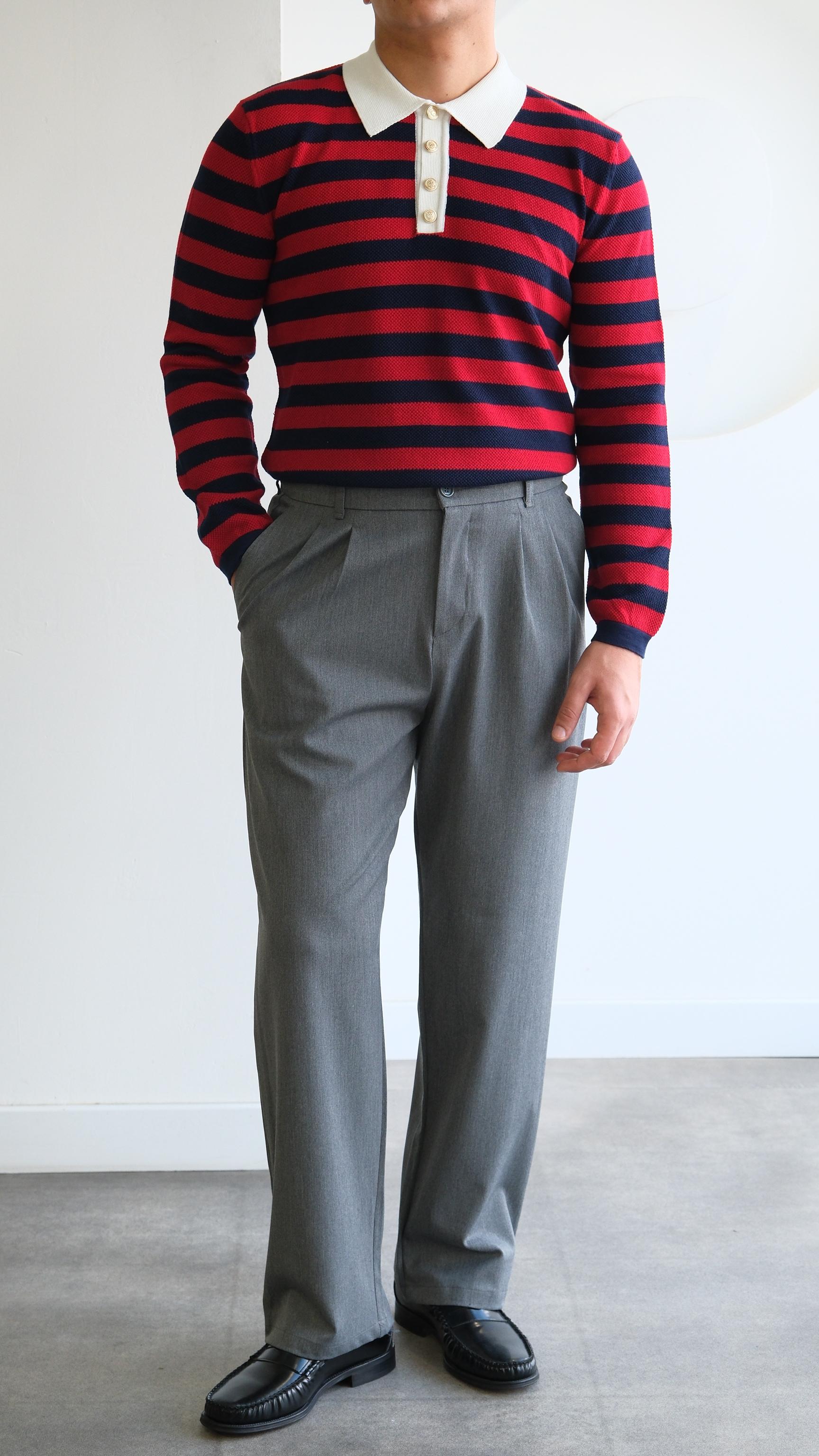 Antrasit Pileli Baggy Kumaş Pantolon