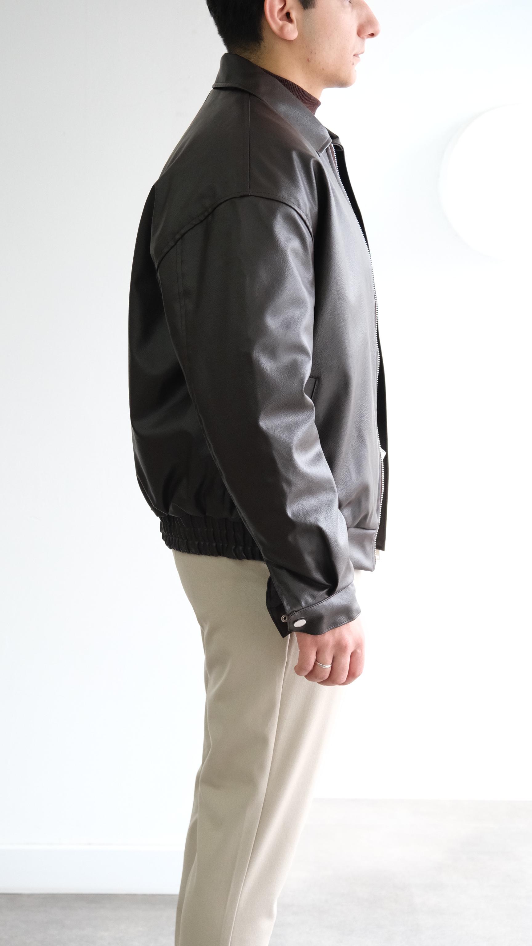 Acı Kahve Bomber Deri Ceket