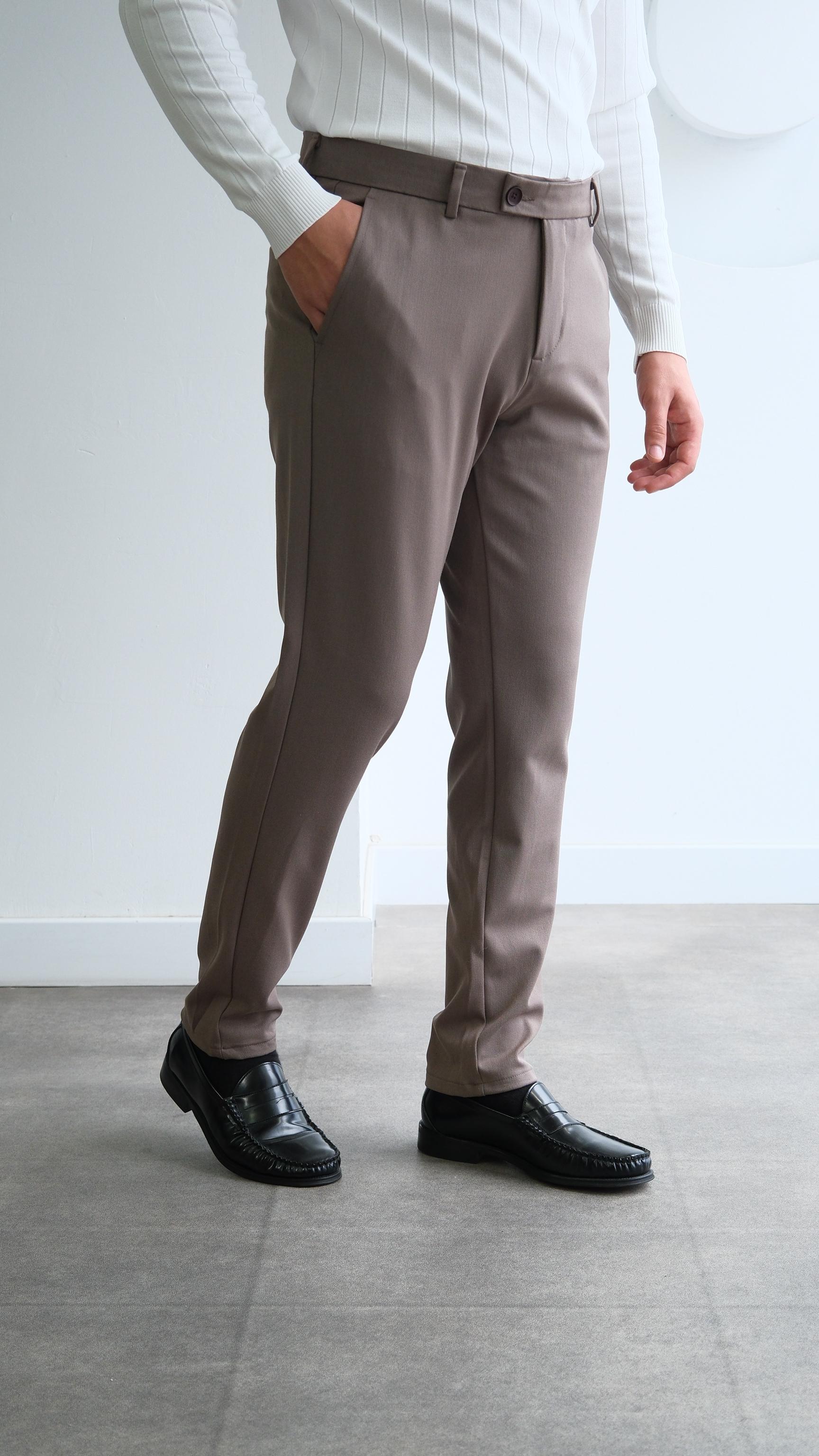 Brown Klasik Kumaş Pantolon