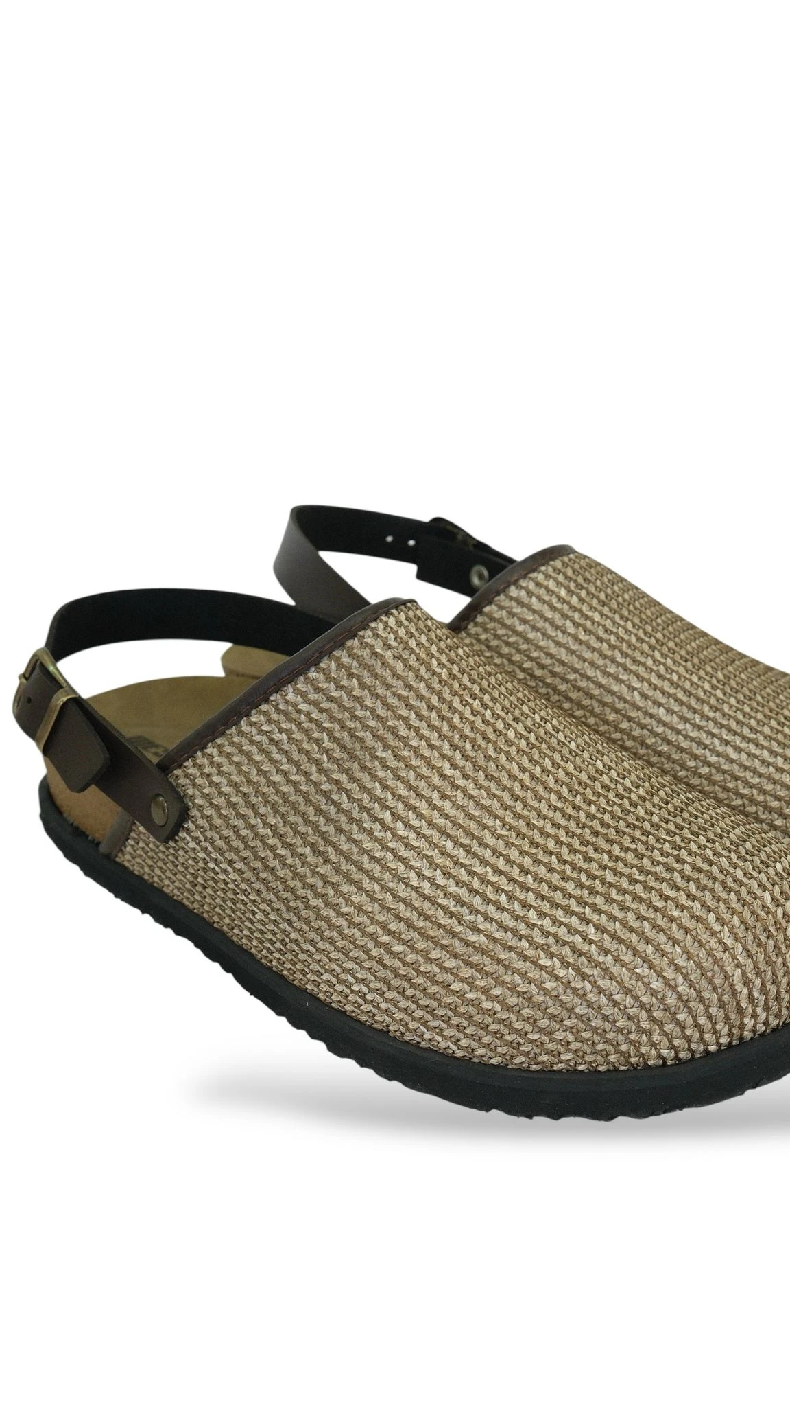 Örme Desenli Arka Toka Detaylı Sabo Terlik