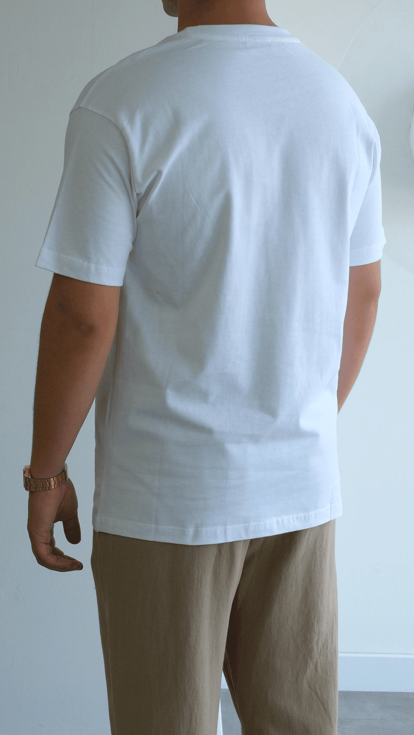 Beyaz Pamuk Regular Tshirt