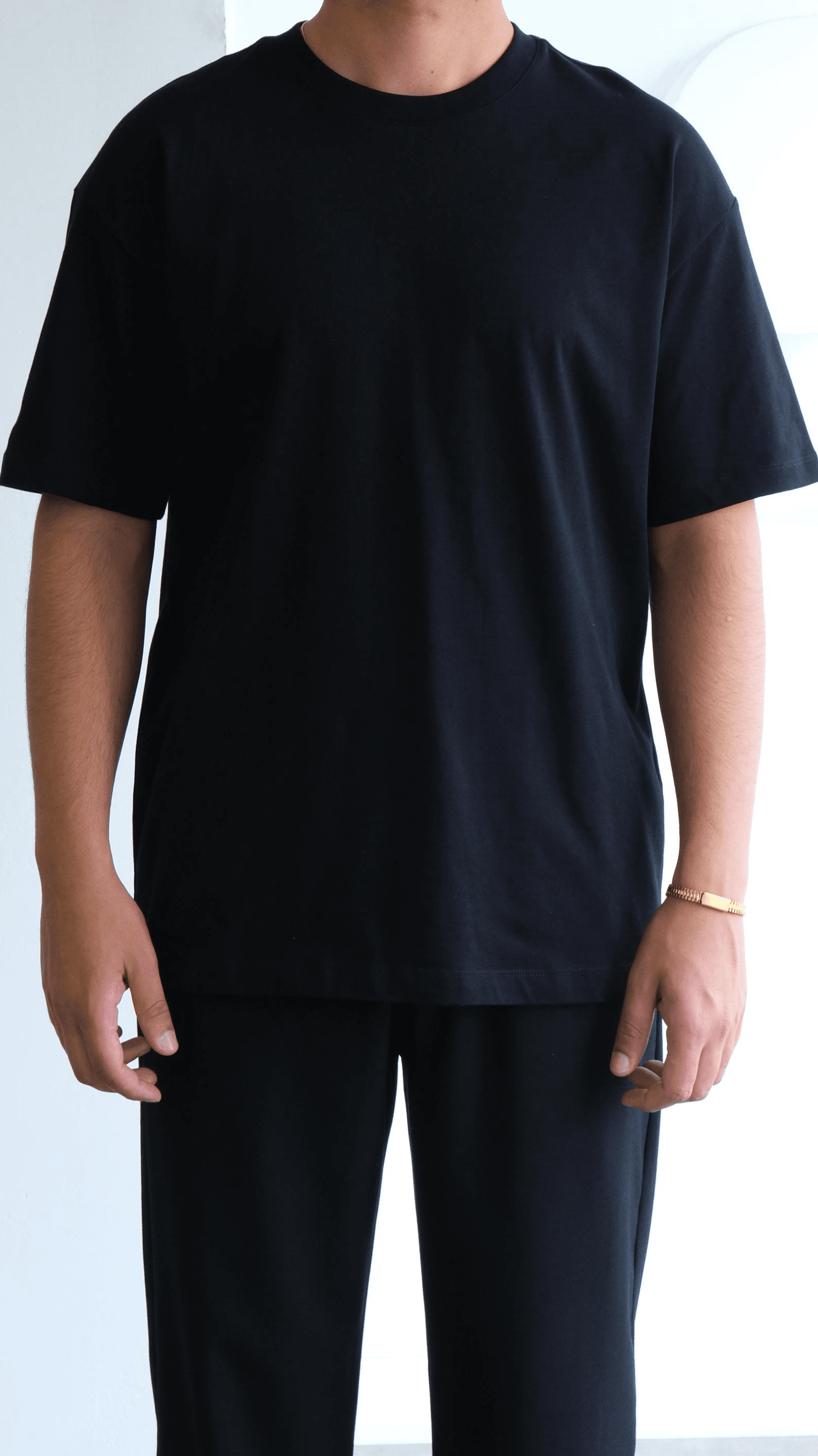 Siyah Oversize Basıc Tshirt
