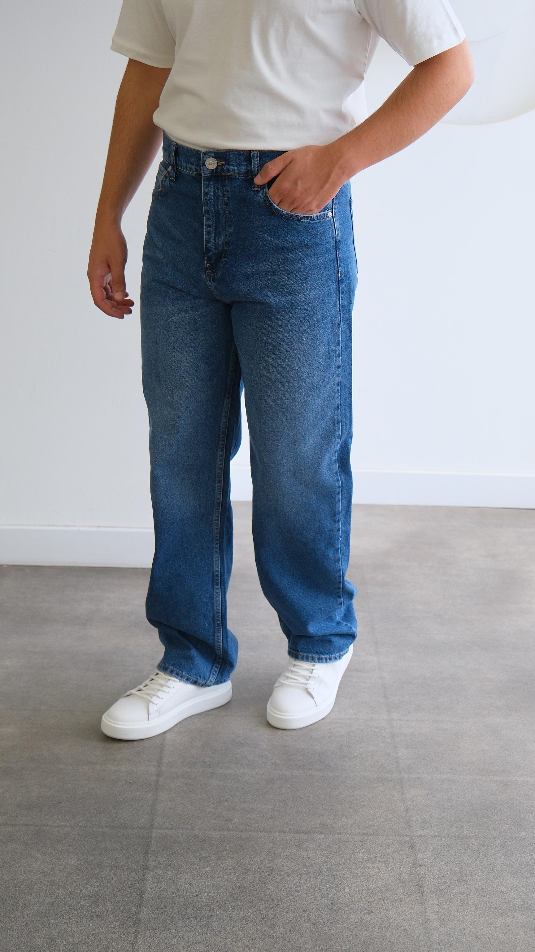 Mavi Baggy Jean Pantolon