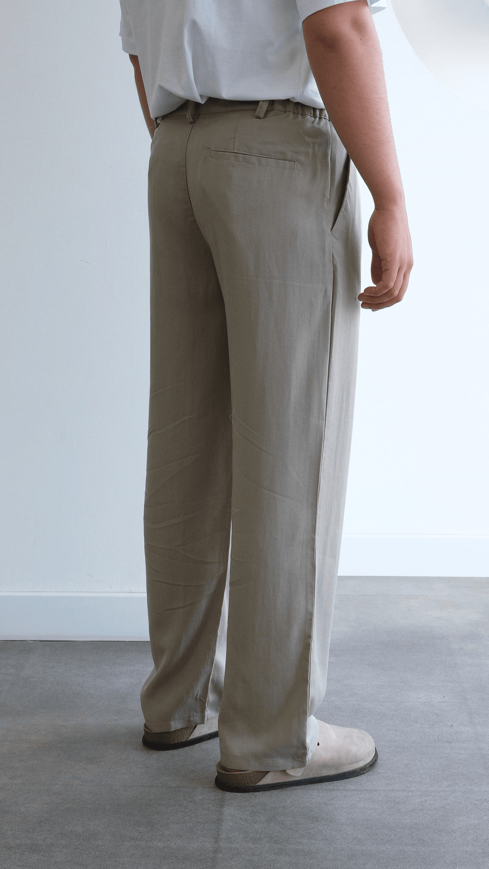 Haki Baggy Modal Pantolon