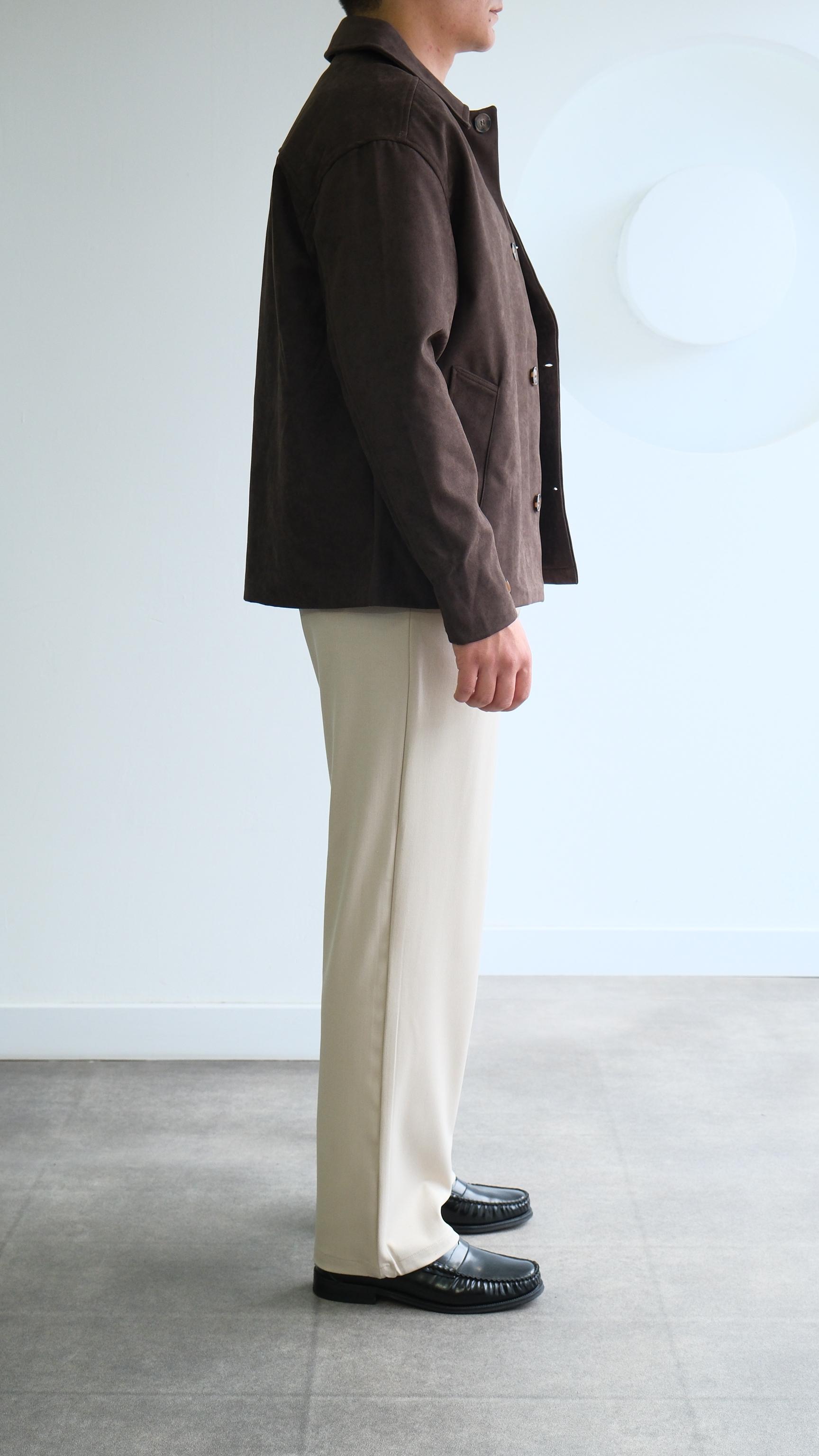 Süet Relaxed Fıt Kahve Ceket