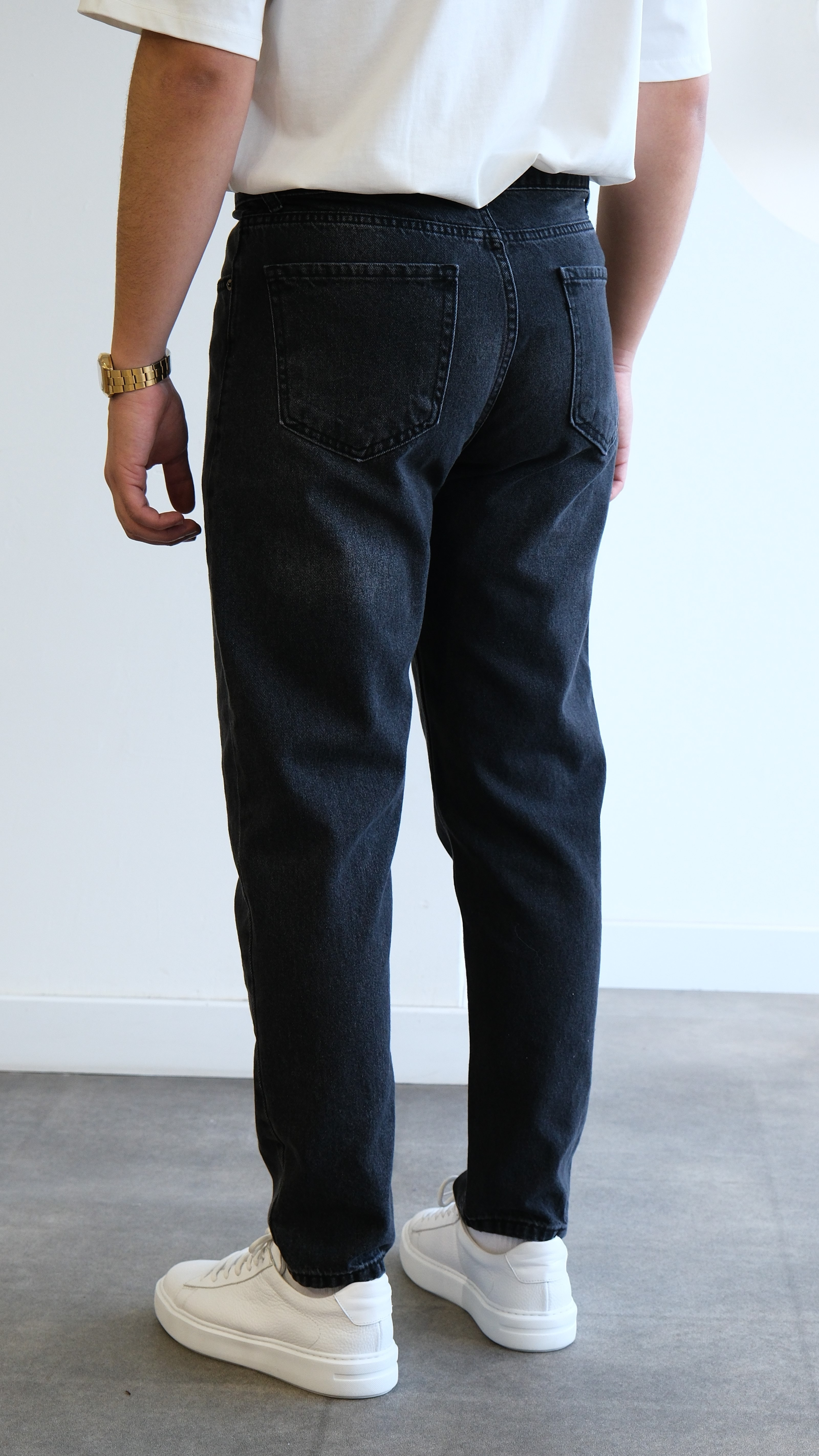 Boyfriend Gri Jean Pantolon