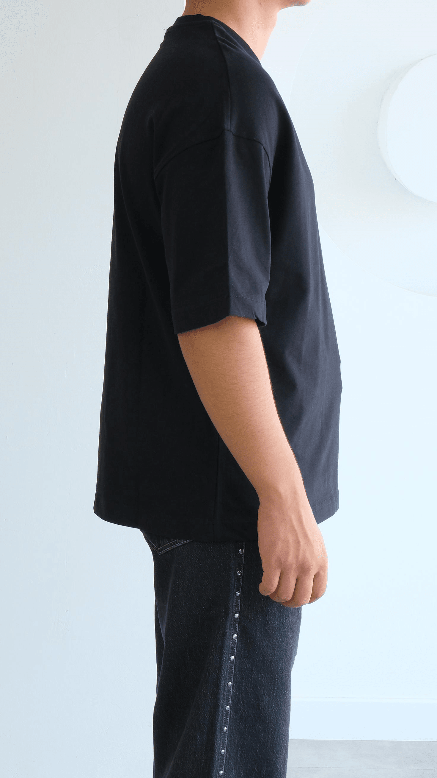 Siyah Oversize Basıc Tshirt
