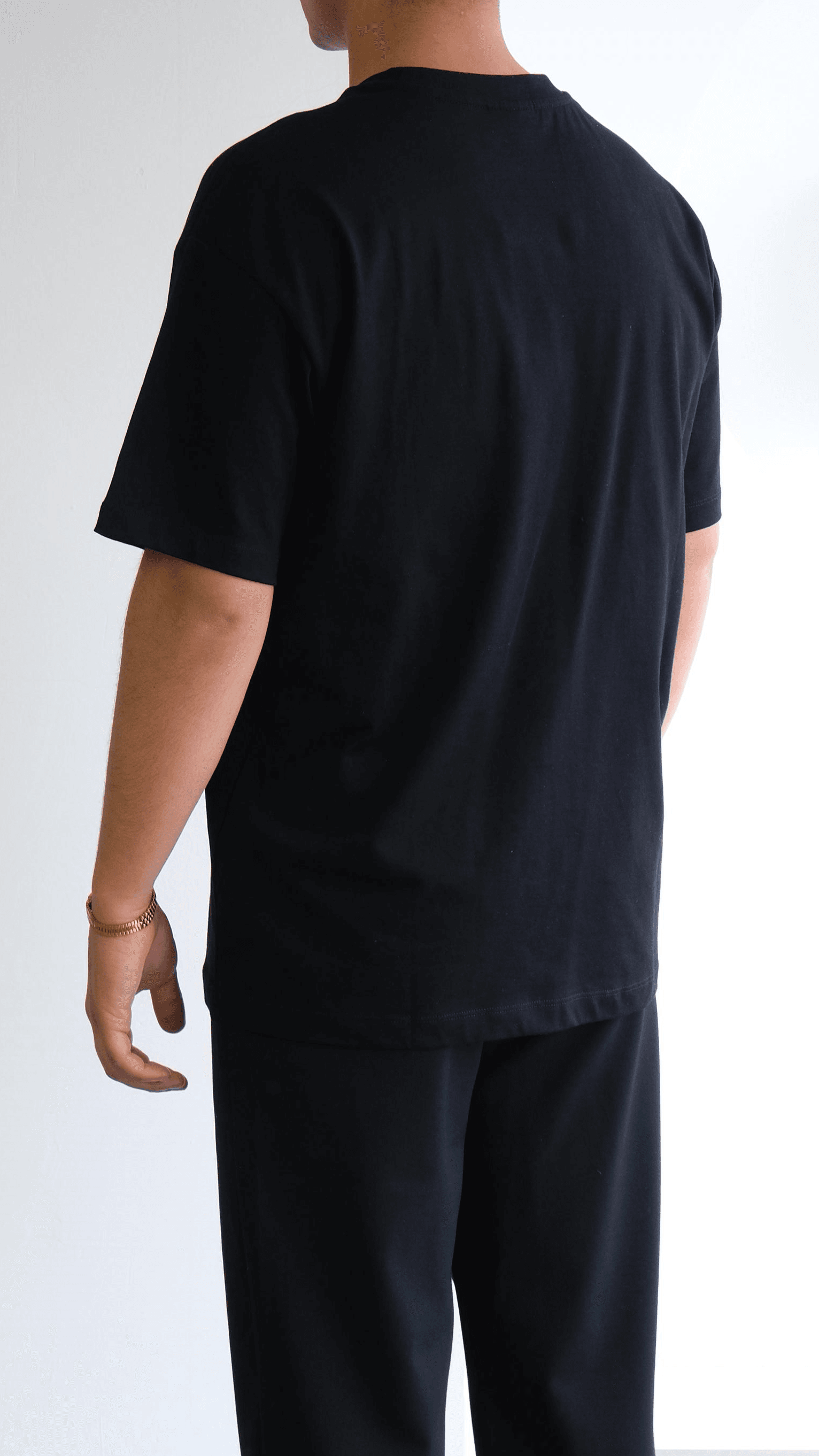 Siyah Oversize Basıc Tshirt