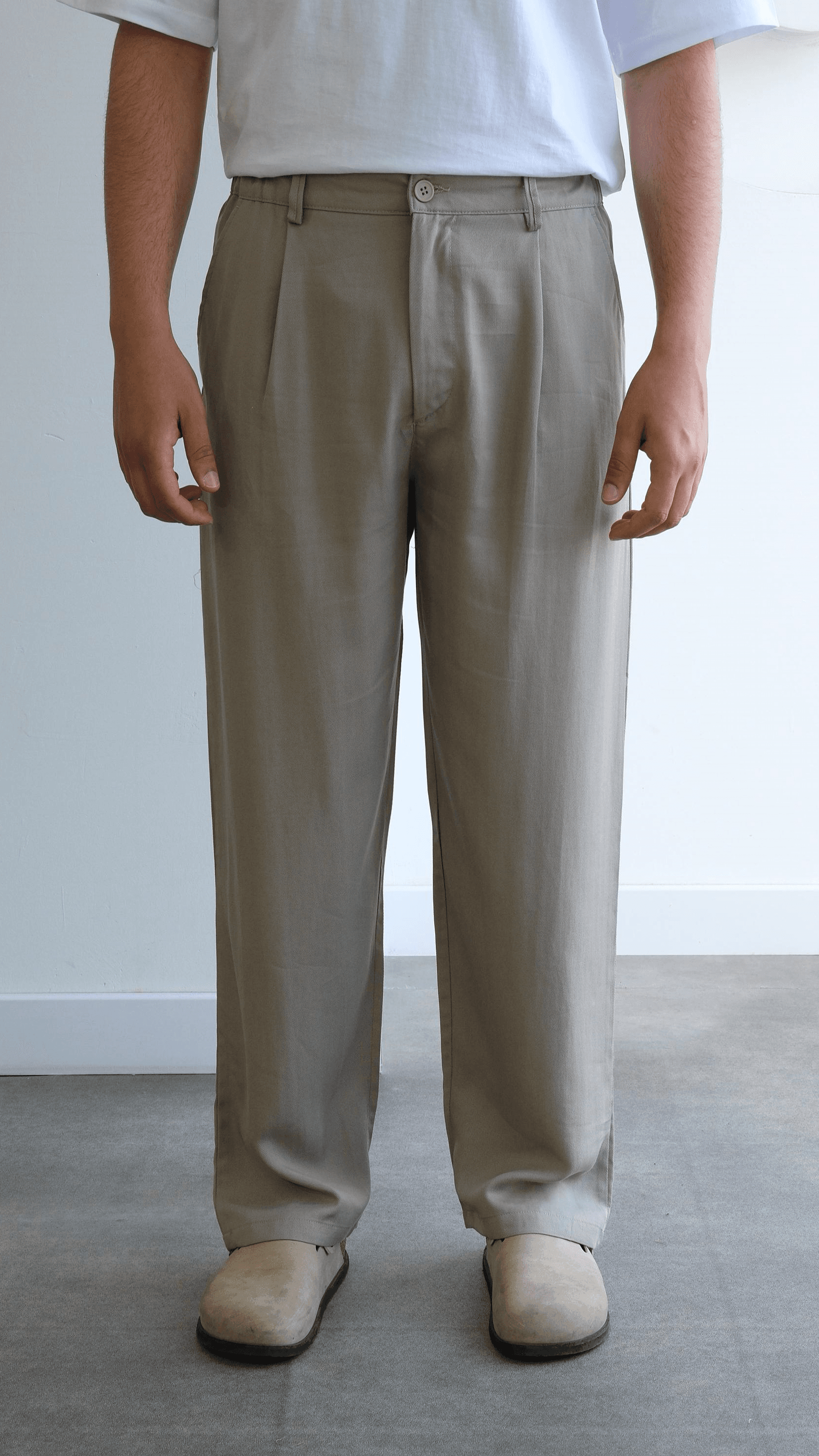 Haki Baggy Modal Pantolon