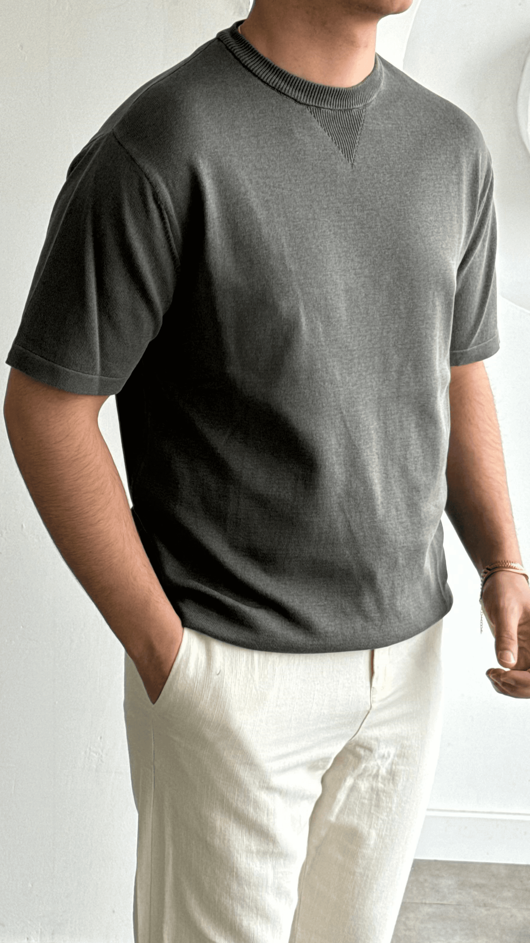 Haki Triko Tshirt