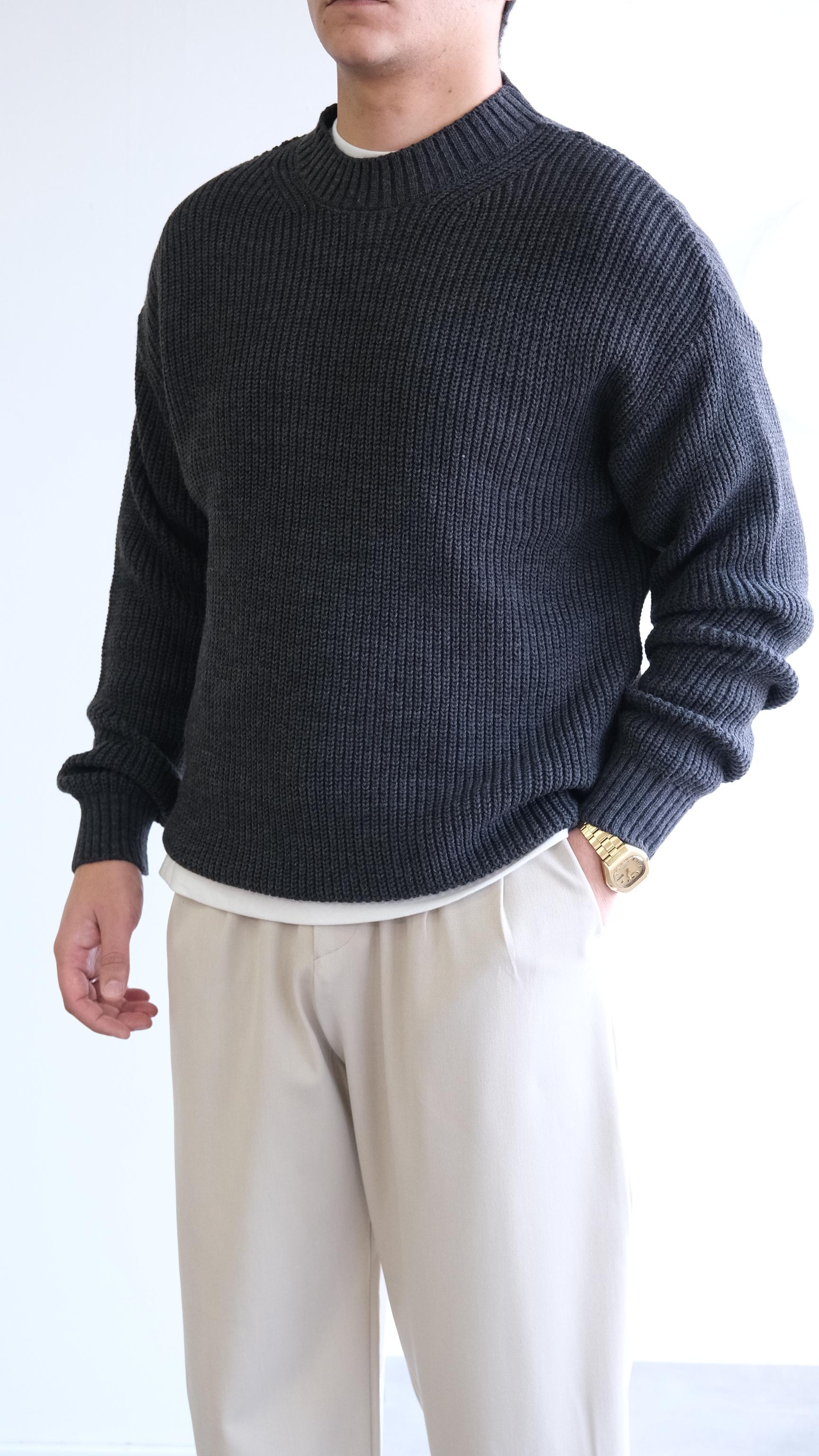 Antrasit Örme Kazak