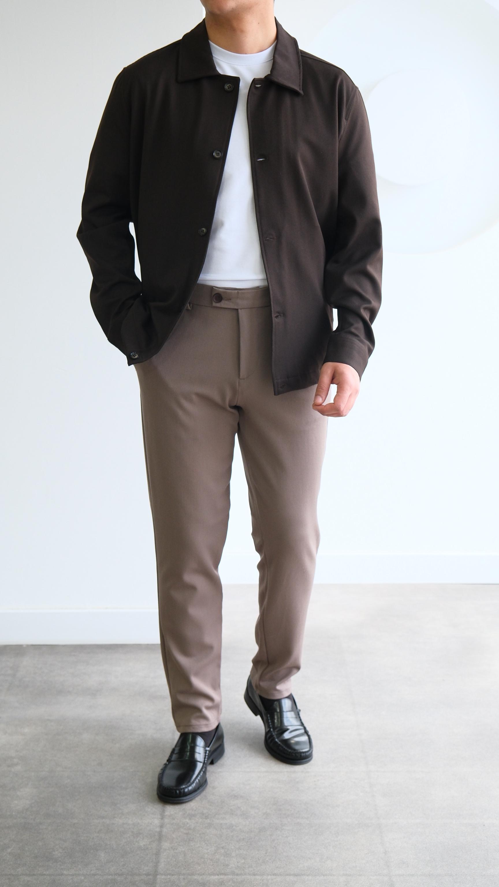 Acı Kahve Relaxed Fıt Ince Ceket