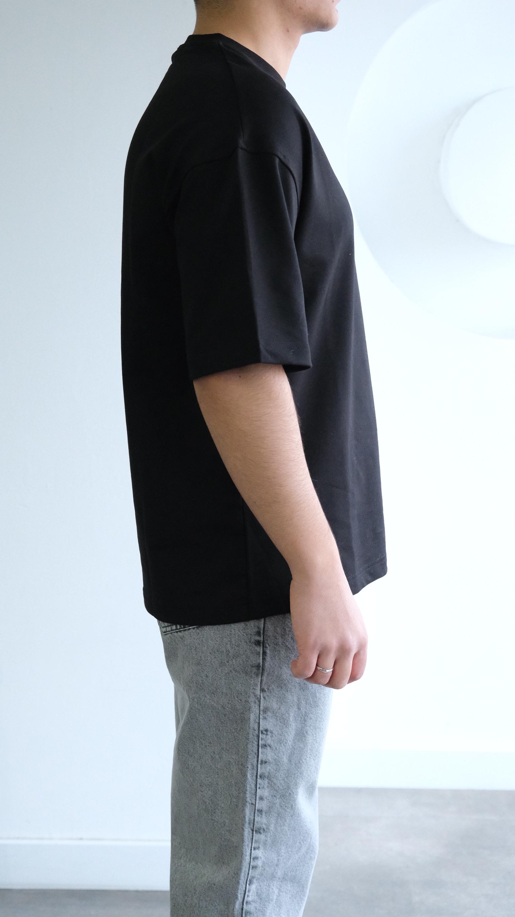 Siyah Oversize Basıc Tshirt