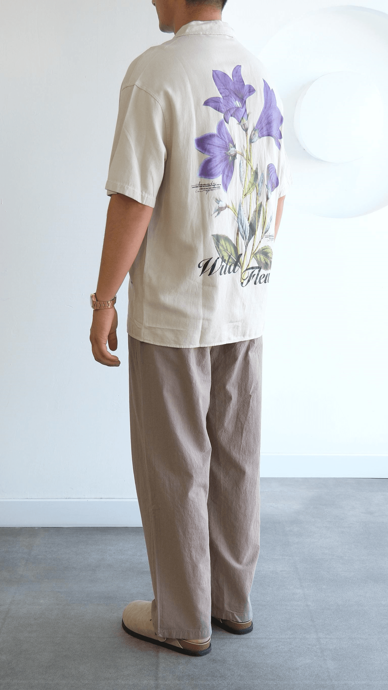 Baggy Pamuk Keten Kahve Pantolon