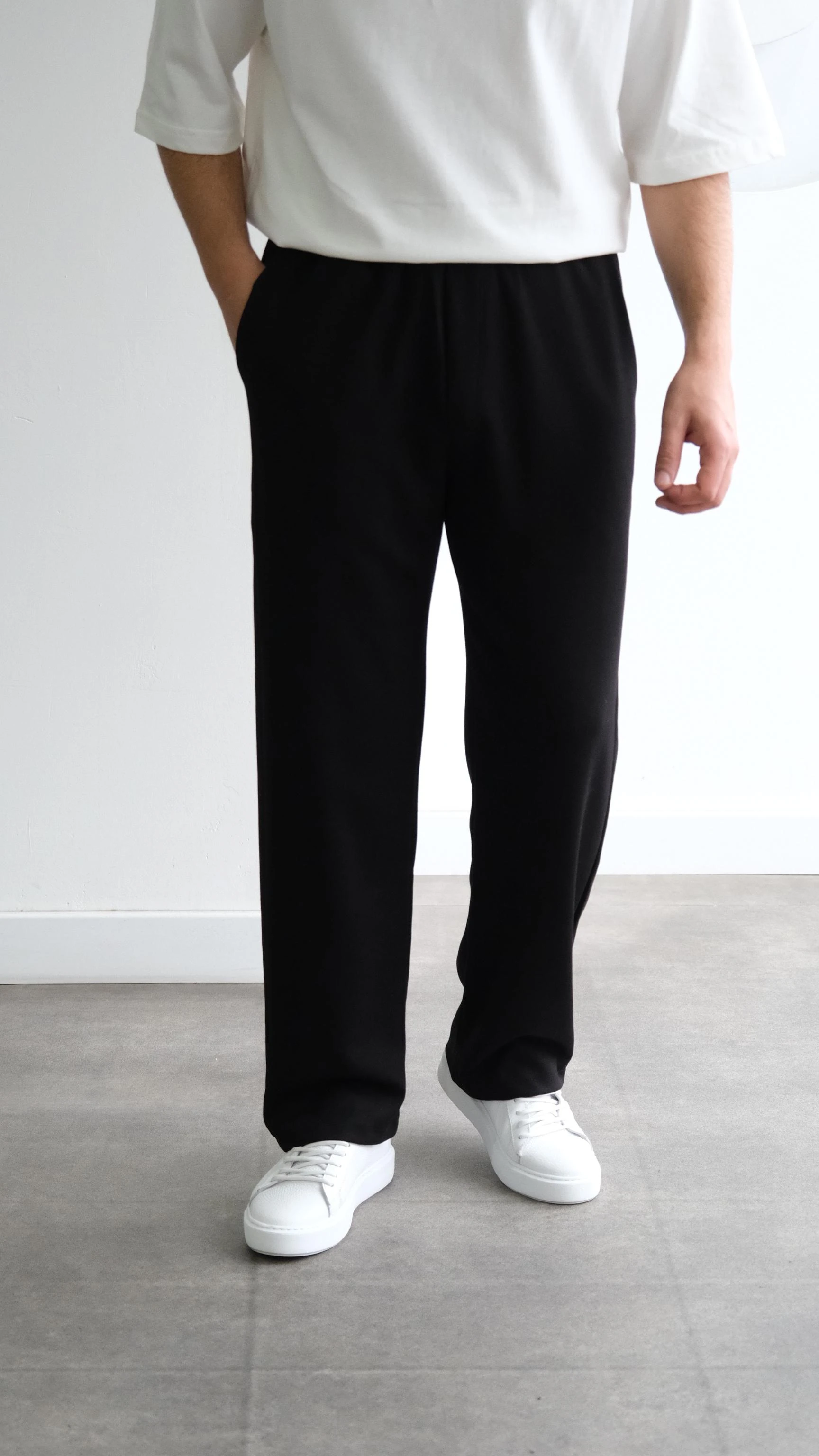 Baggy Siyah Eşofman Altı