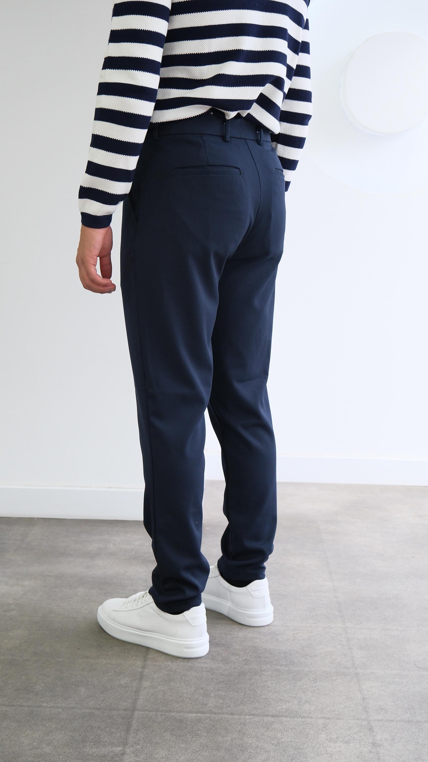 Lacivert Klasik Kesim Kumaş Pantolon