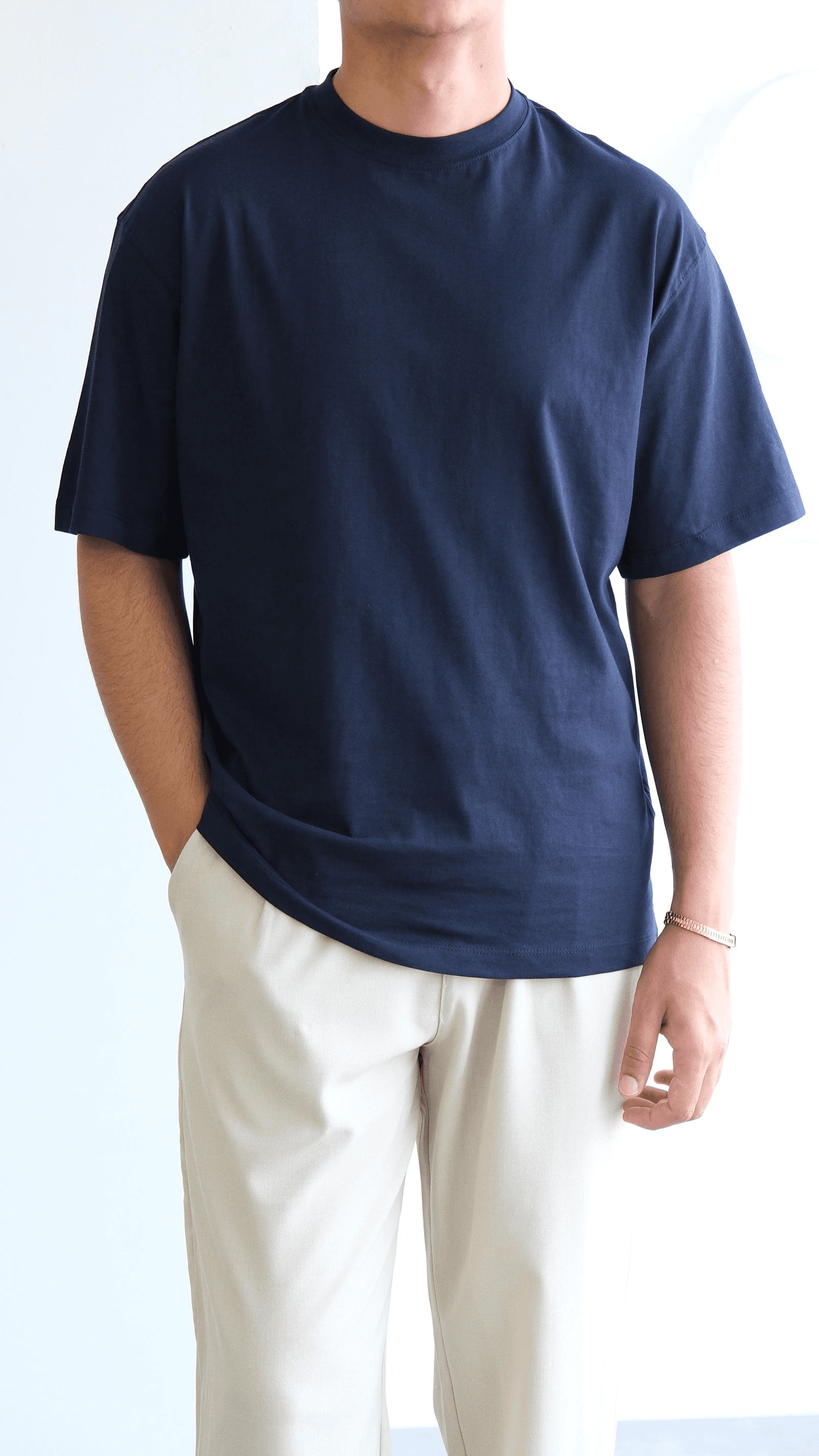 Lacivert Basic Tshirt