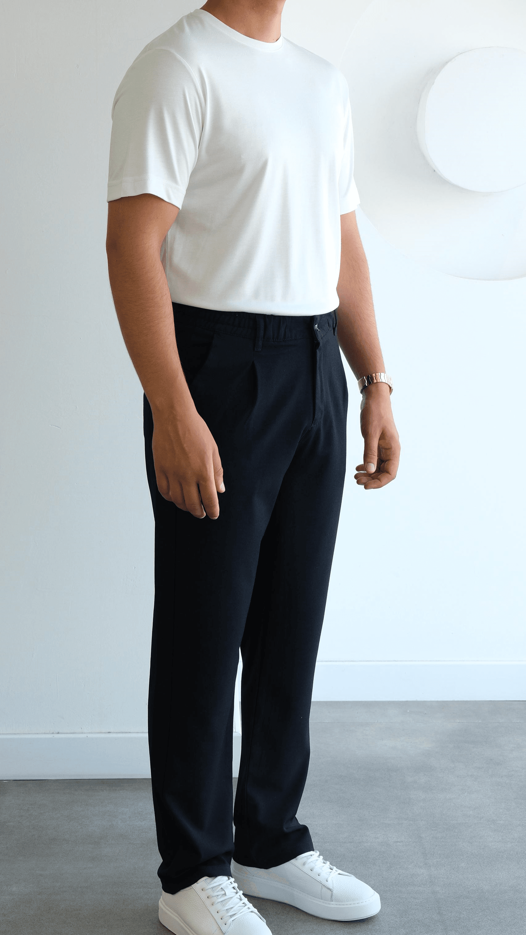 Beyaz Basıc Regular Tshirt