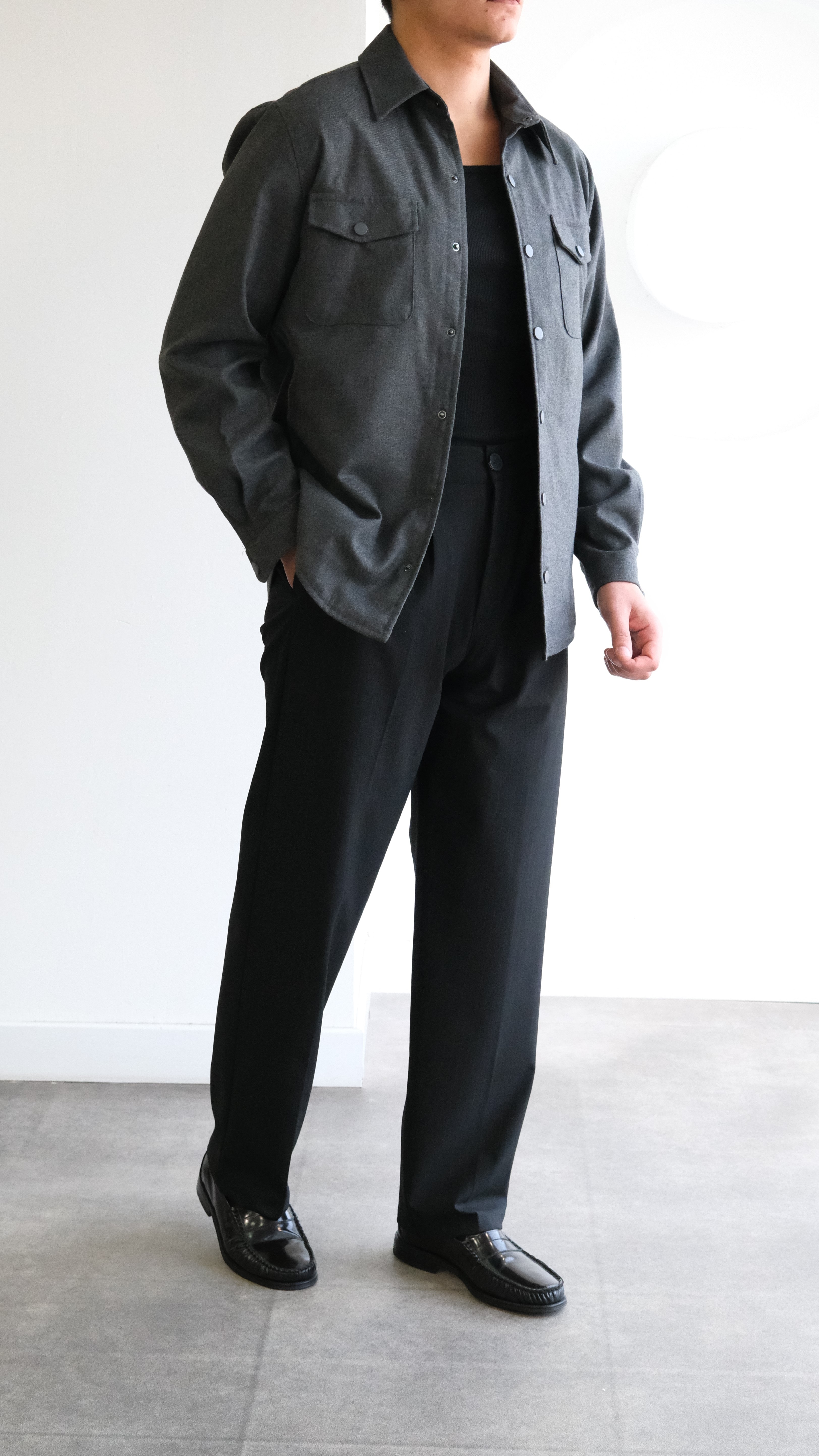 Antrasit Kapitone Cepli Ceket