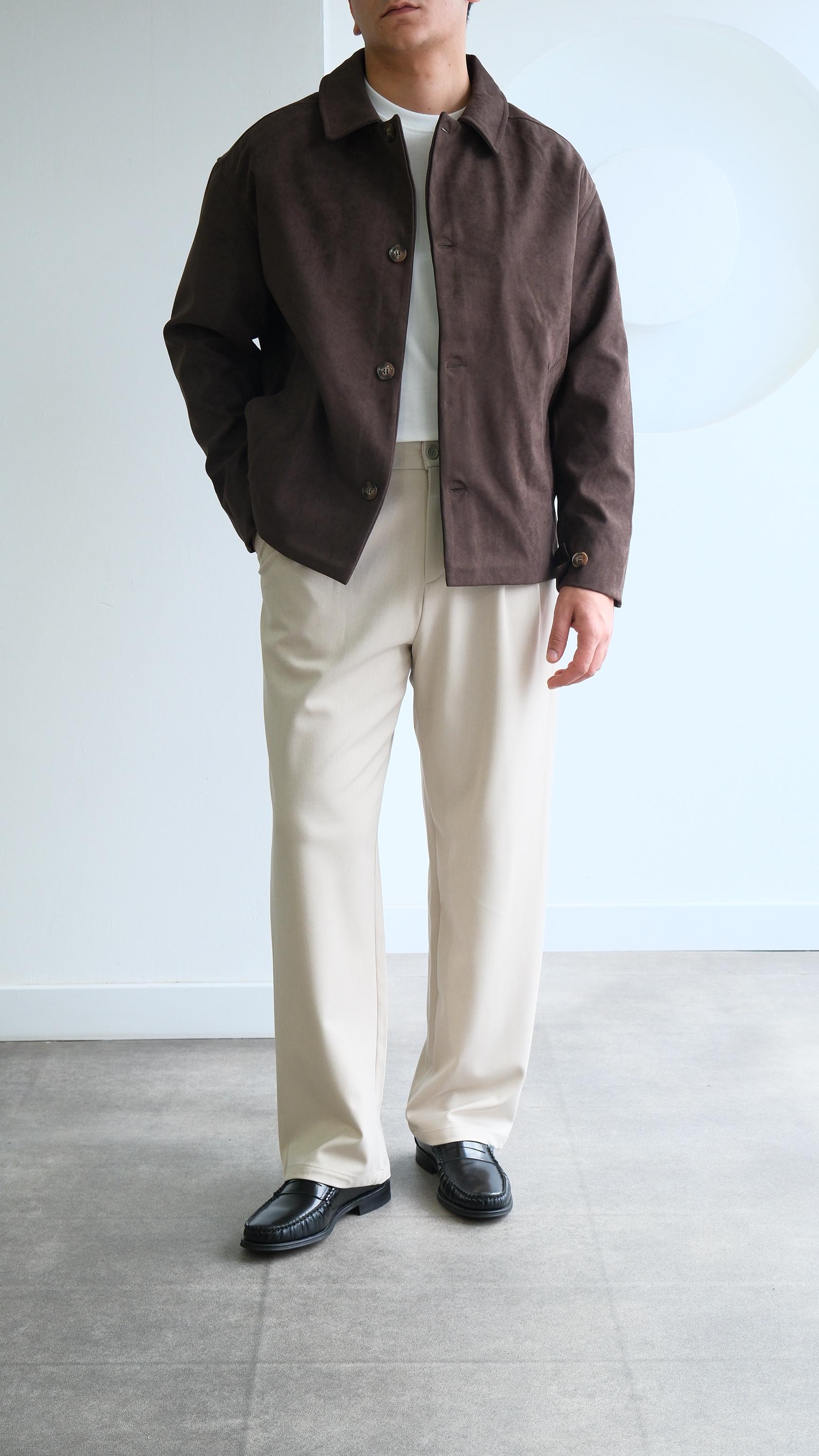 Süet Relaxed Fıt Kahve Ceket