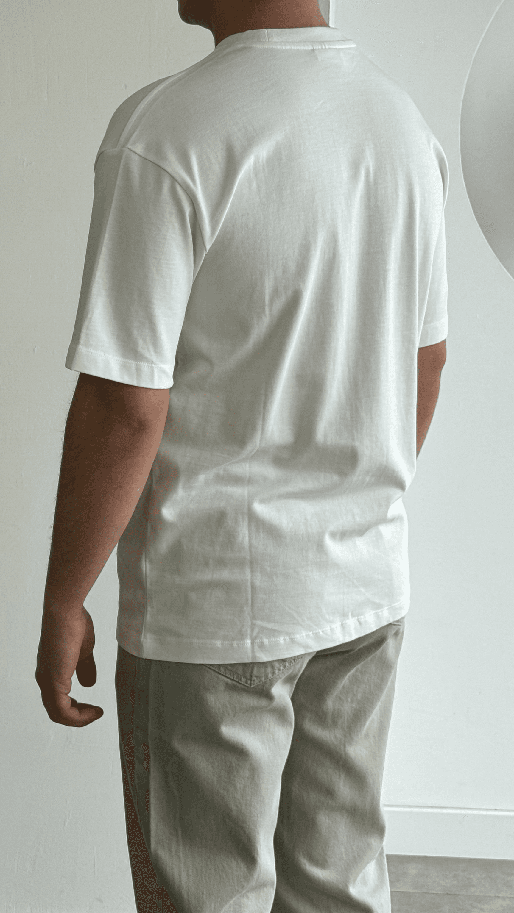 Oversize Beyaz Tshirt