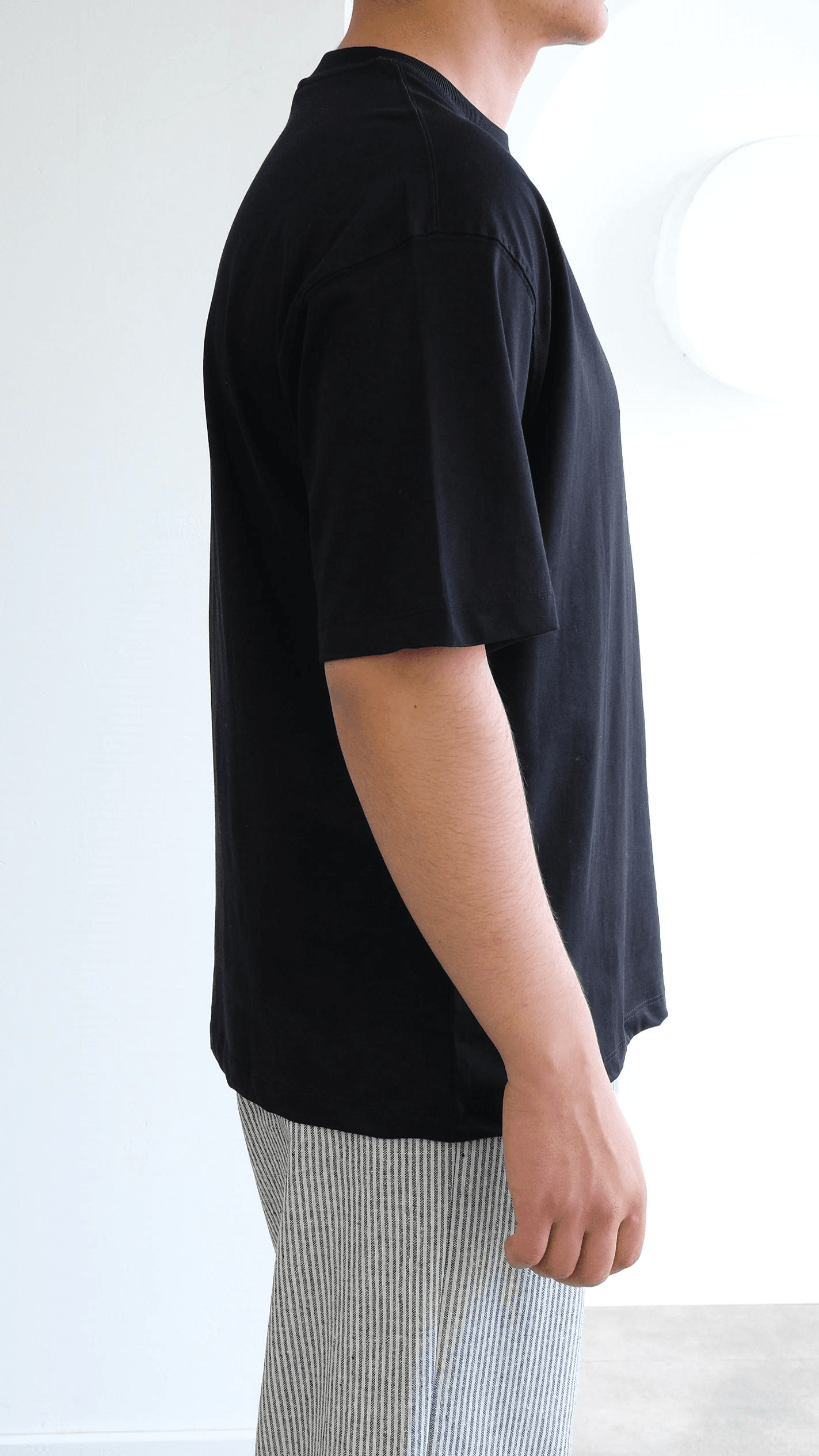 Siyah Basıc Oversize Tshirt
