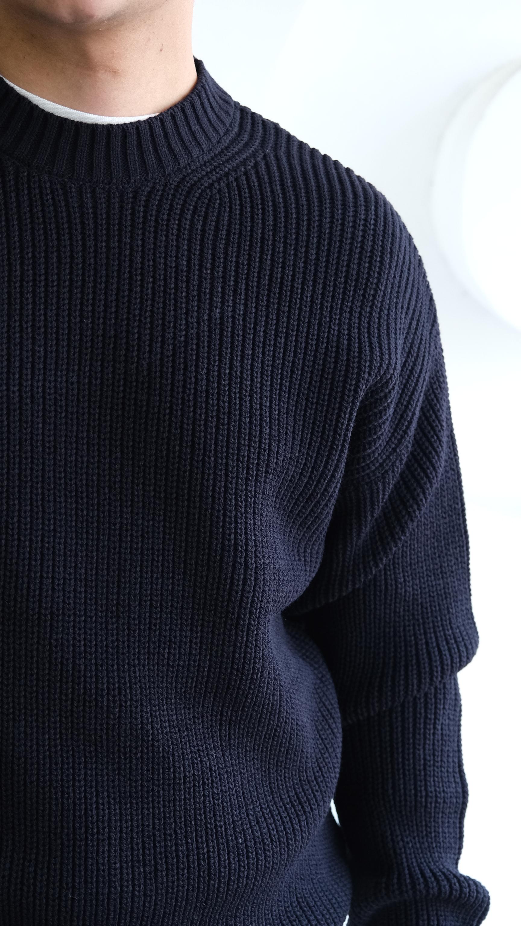 Lacivert Örme Kazak