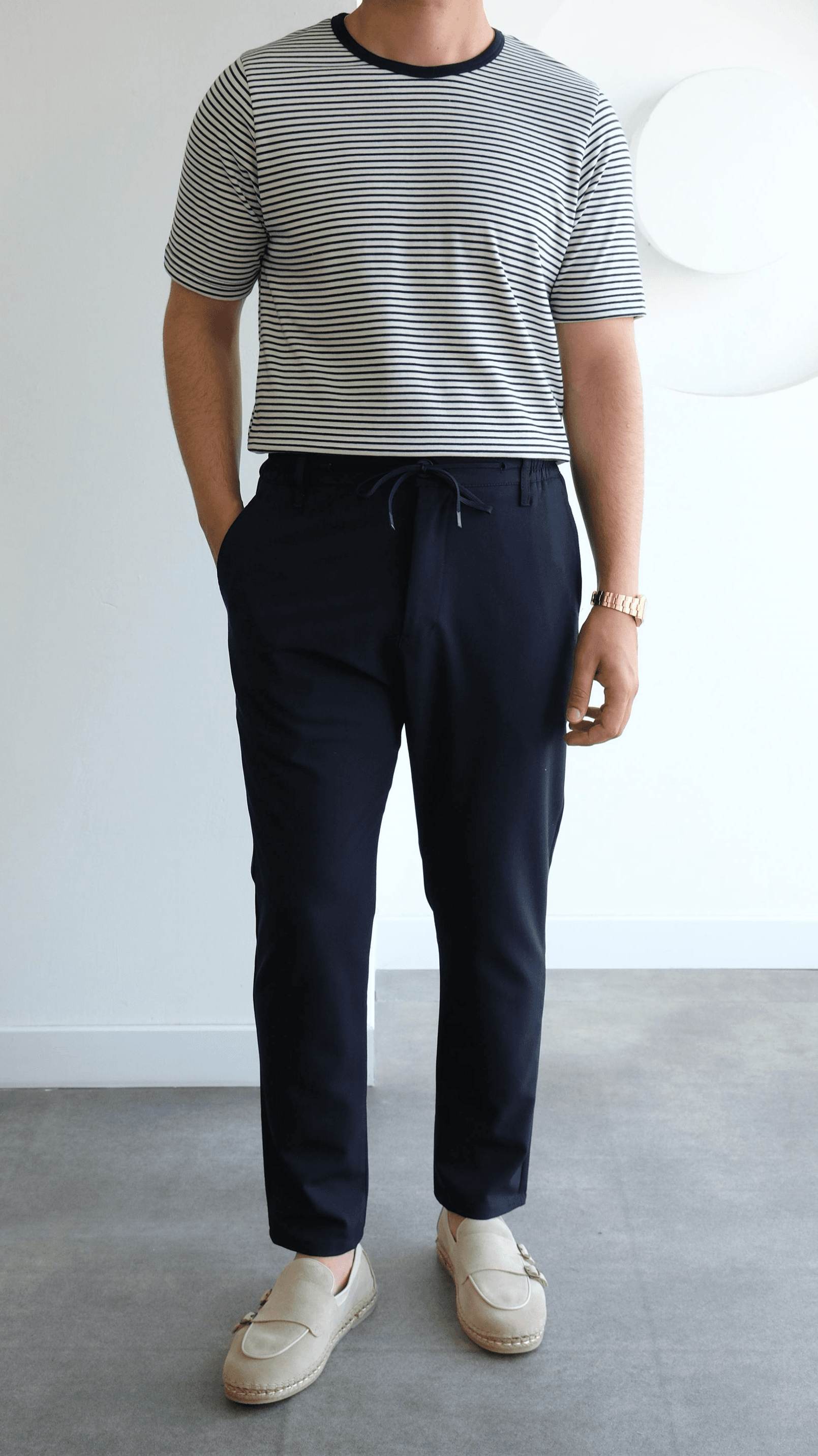 Lacivert Jogger Teknik Kumaş Pantolon