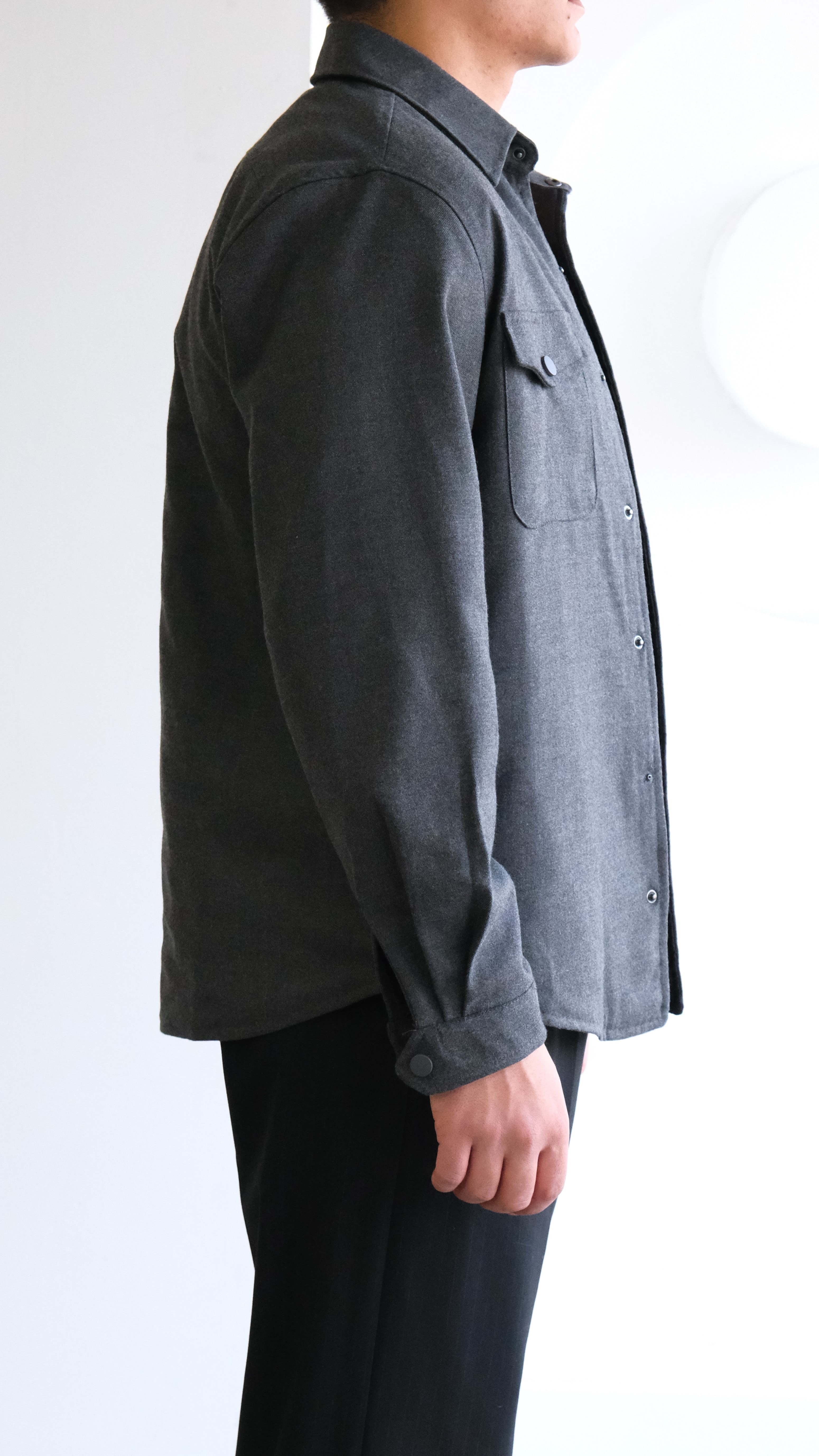 Antrasit Kapitone Cepli Ceket