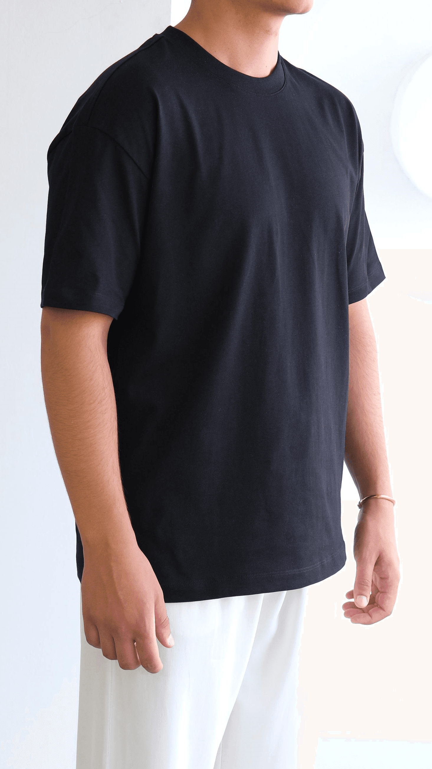 Basıc Siyah Oversize Tshirt