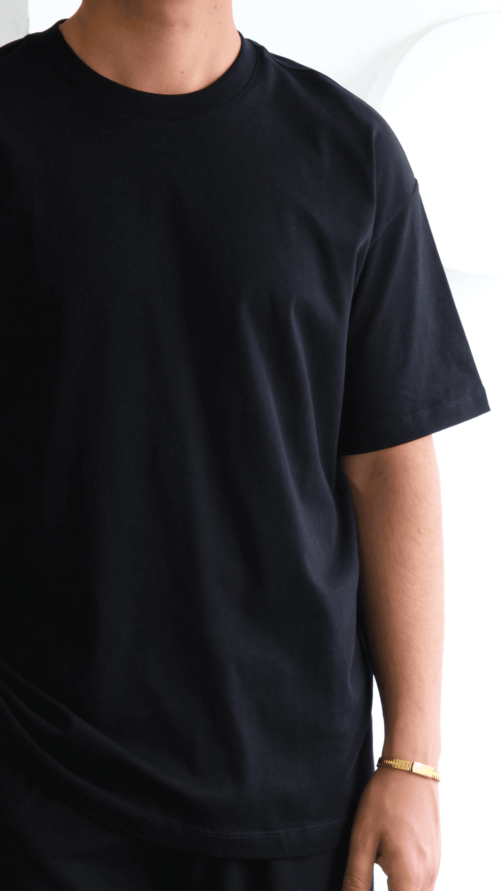Siyah Oversize Basıc Tshirt