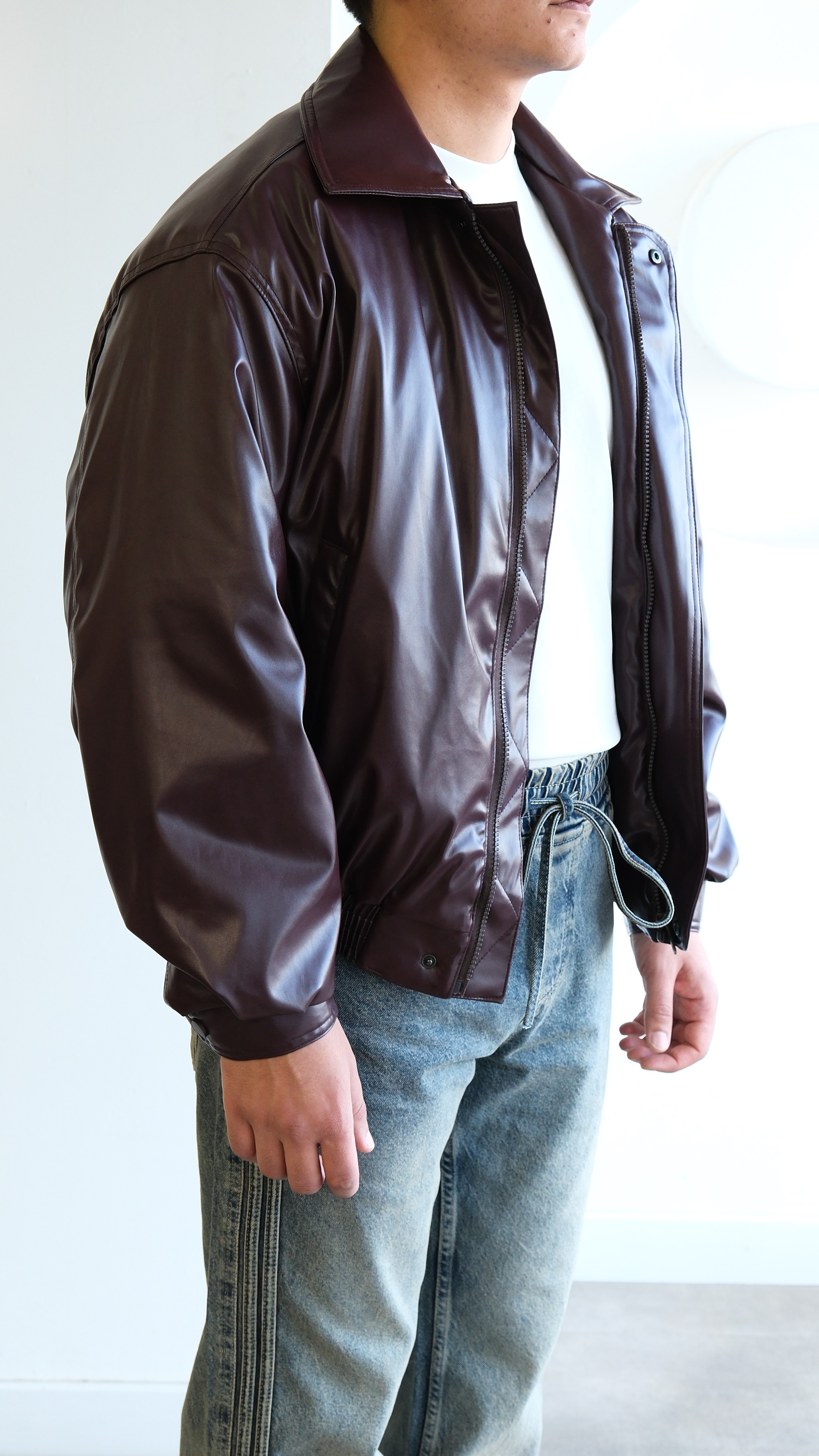 Bordo Bomber Deri Mont