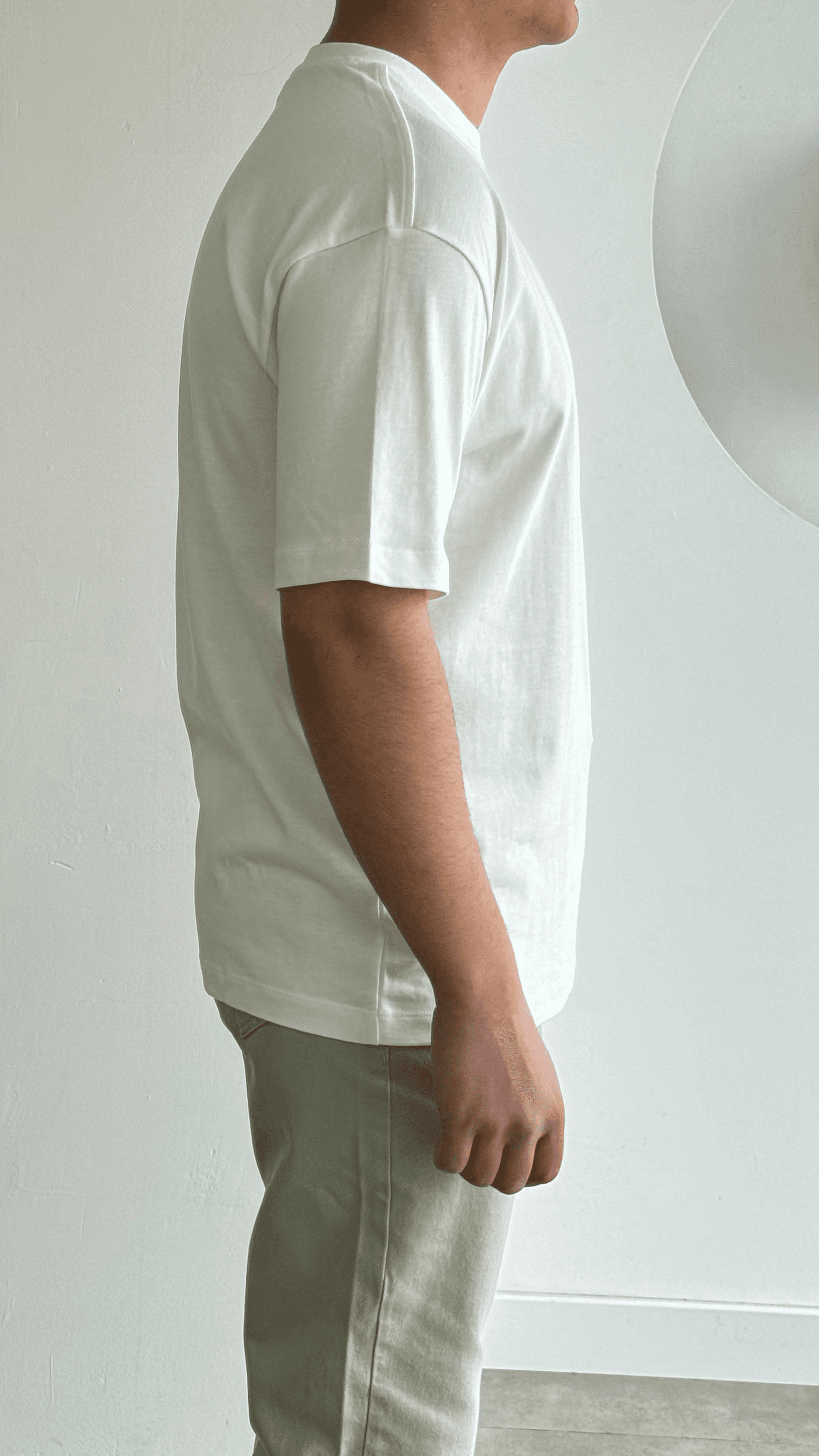 Oversize Beyaz Tshirt