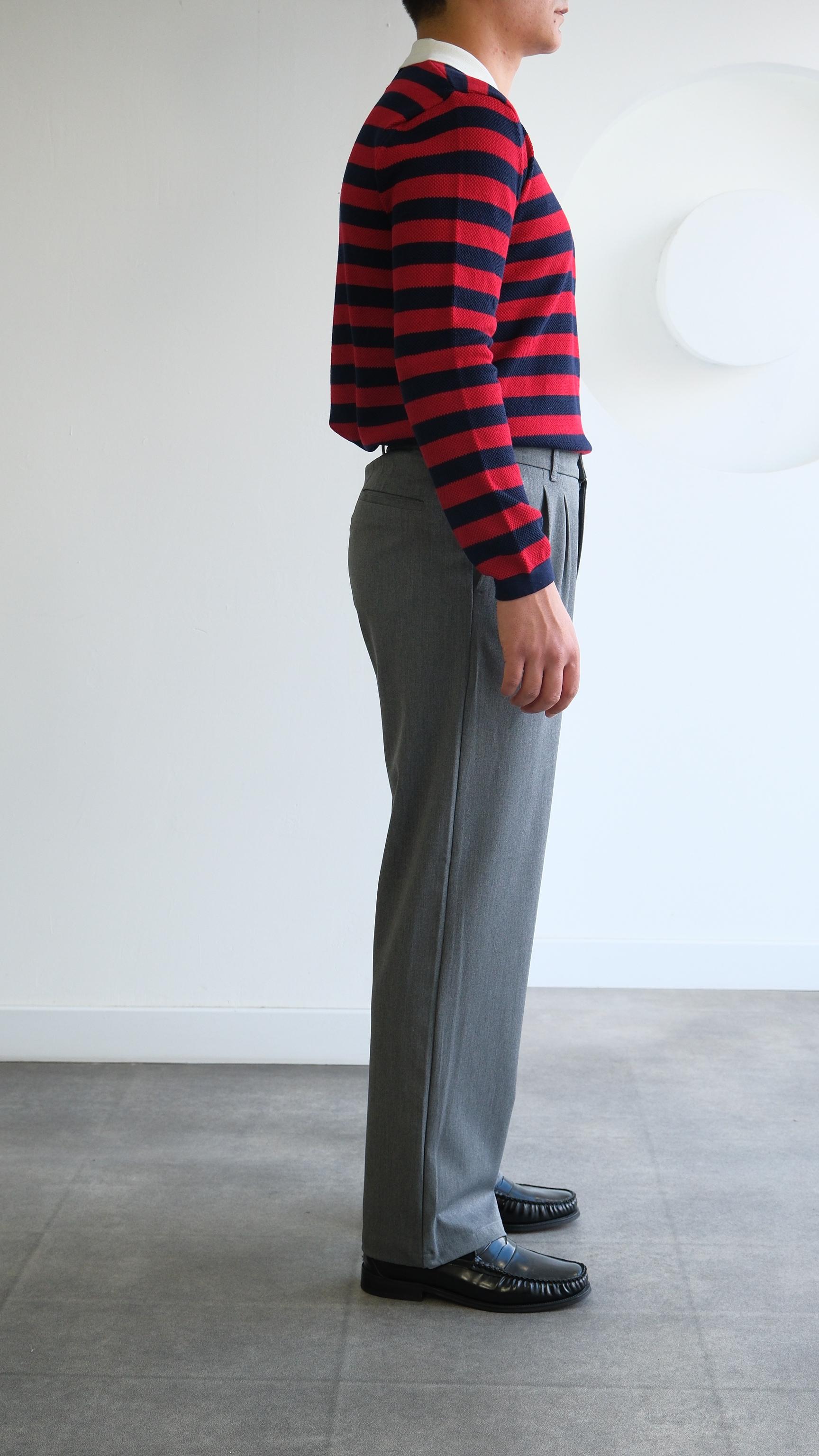 Antrasit Pileli Baggy Kumaş Pantolon