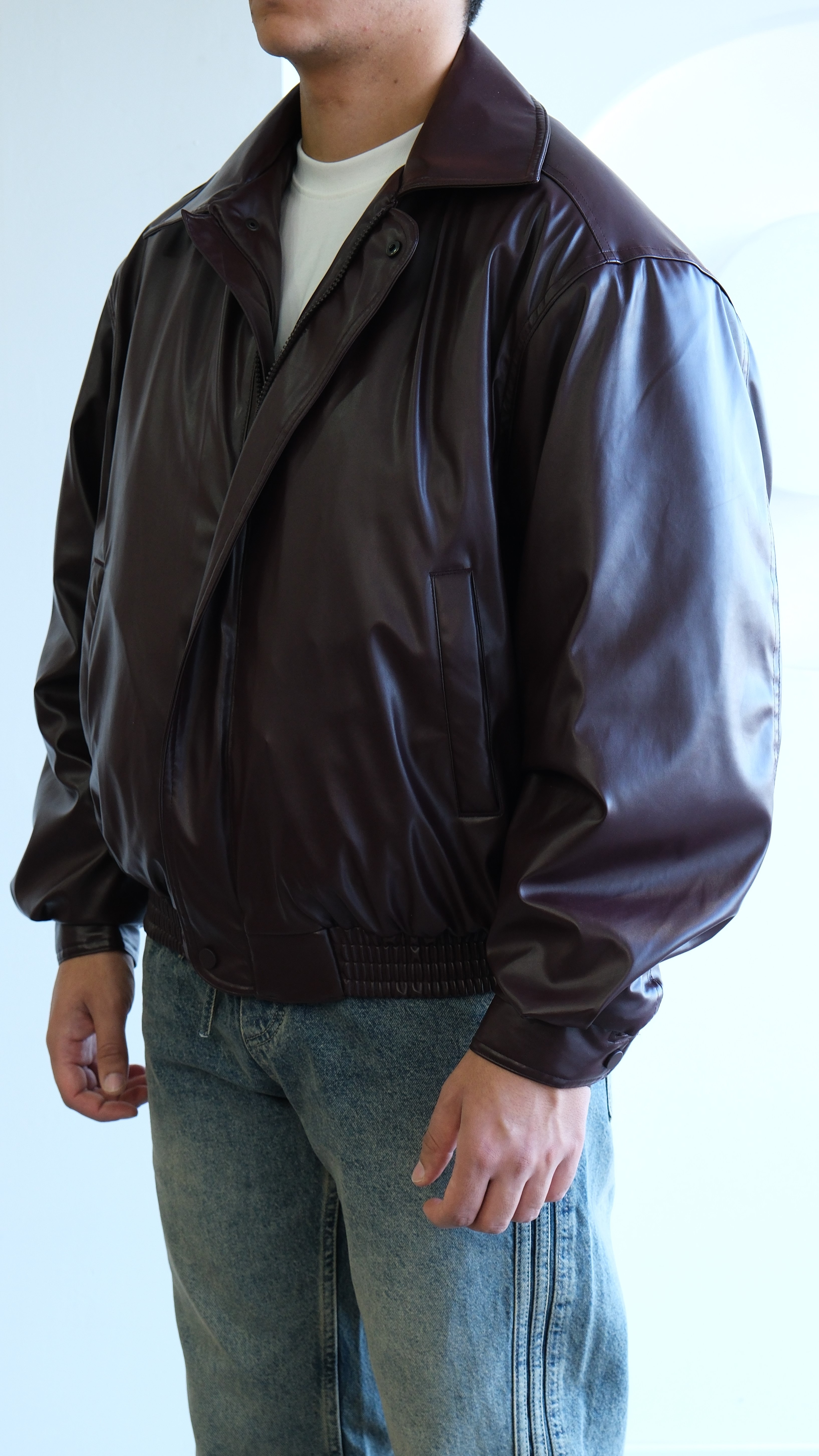 Bordo Bomber Deri Mont