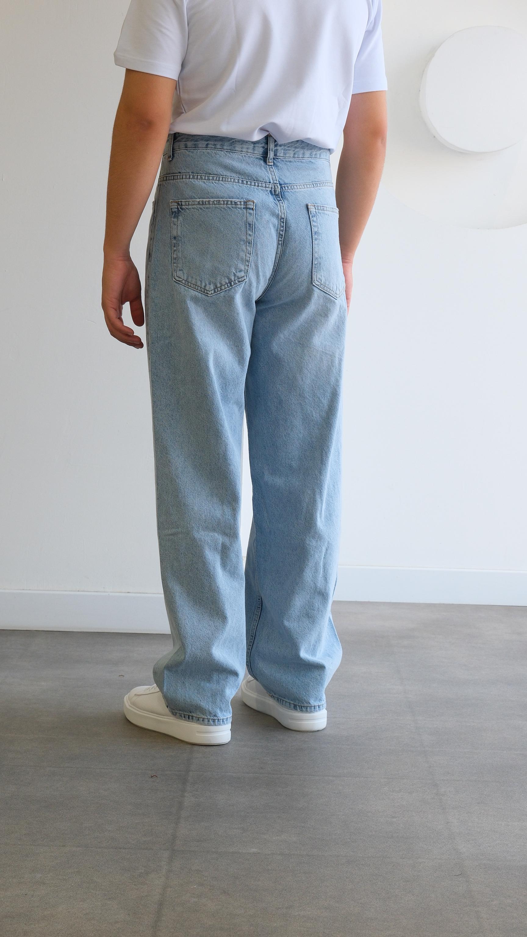 Baggy Açık Mavi Jean Pantolon