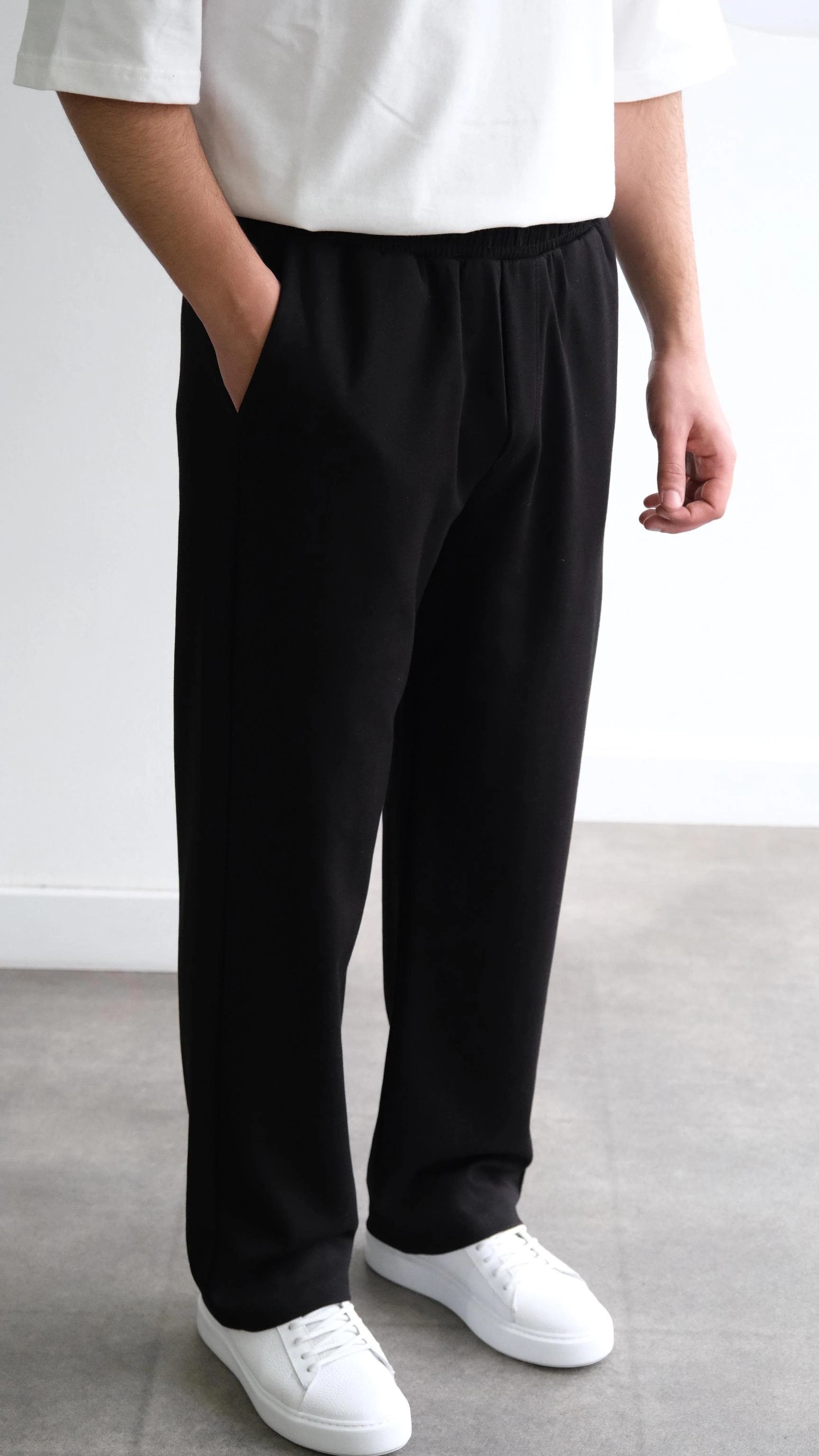 Baggy Siyah Eşofman Altı