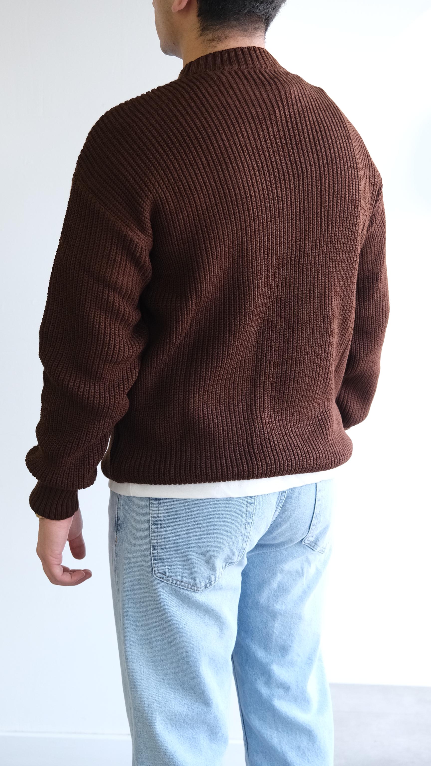 Kahverengi Örme Kazak